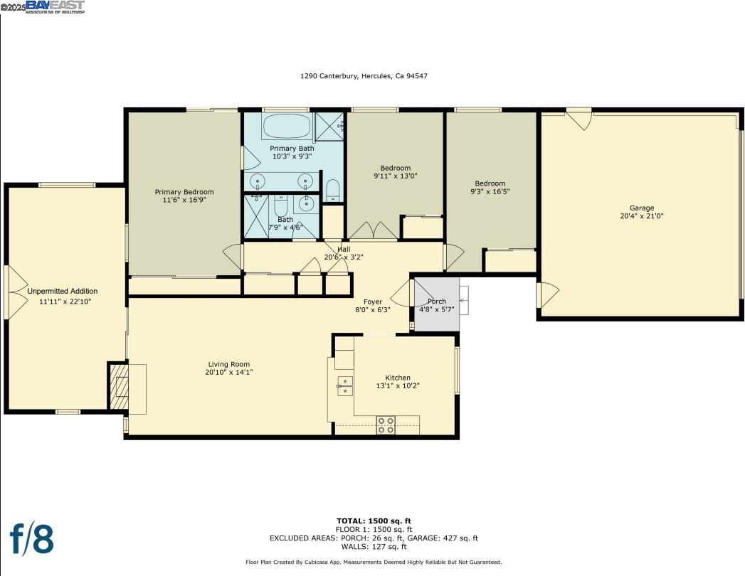 Detail Gallery Image 3 of 44 For 1290 Canterbury, Hercules,  CA 94547 - 3 Beds | 2 Baths