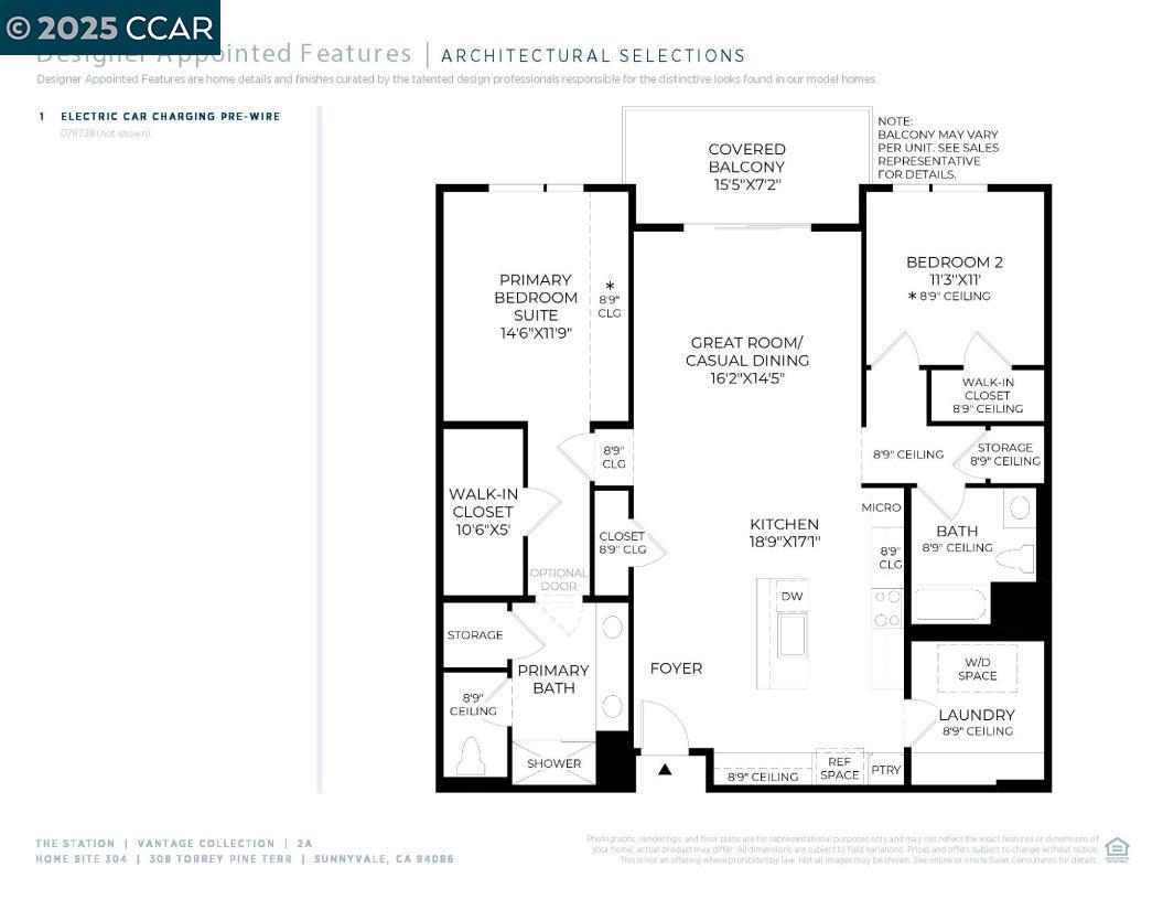 Detail Gallery Image 7 of 19 For 308 Torrey Pine Terrace #411,  Sunnyvale,  CA 94086 - 2 Beds | 2 Baths