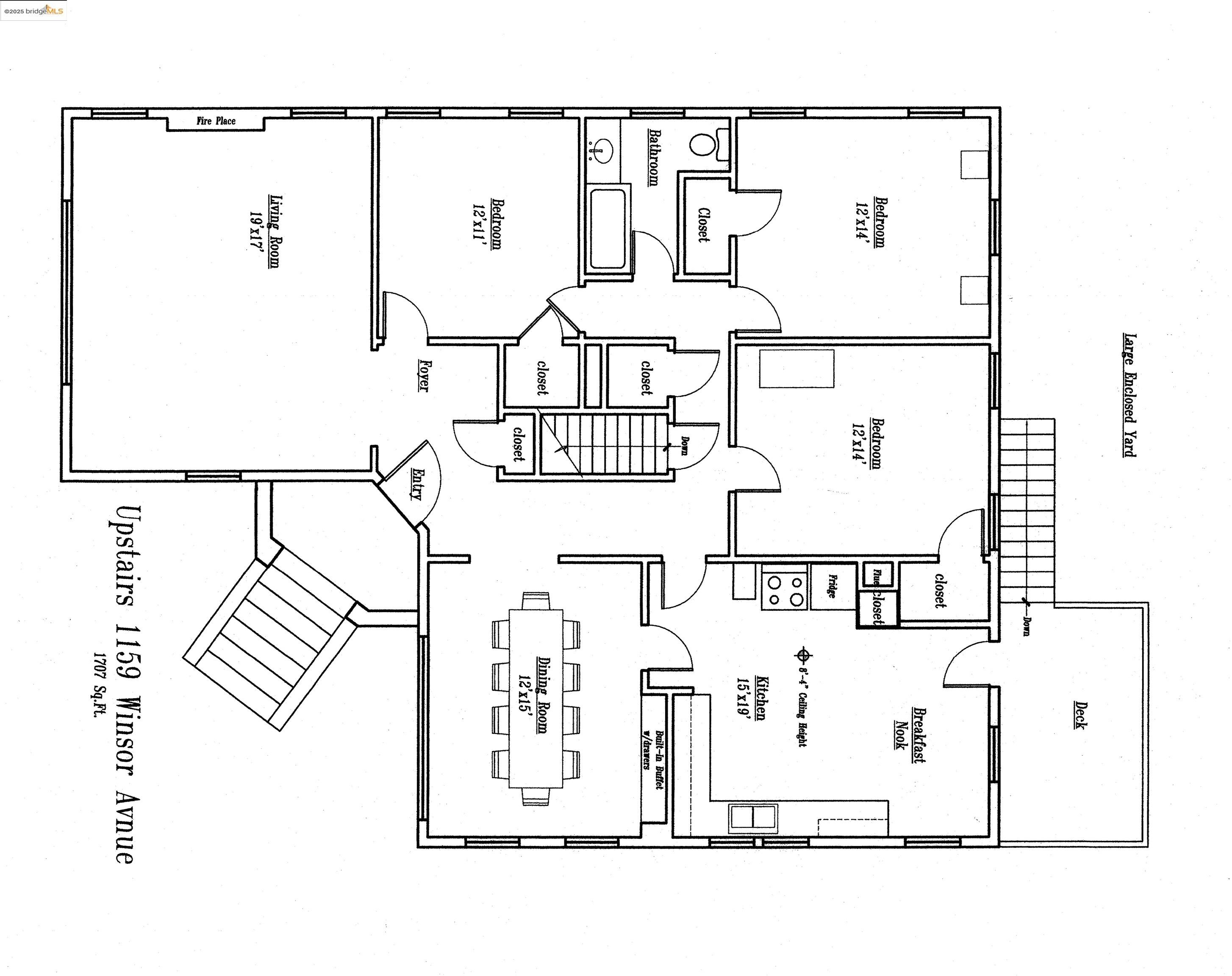 1159 Winsor, Piedmont, California 94610, 5 Bedrooms Bedrooms, 12 Rooms Rooms,2 BathroomsBathrooms,Residential Lease,For Rent,1159 Winsor,41100693