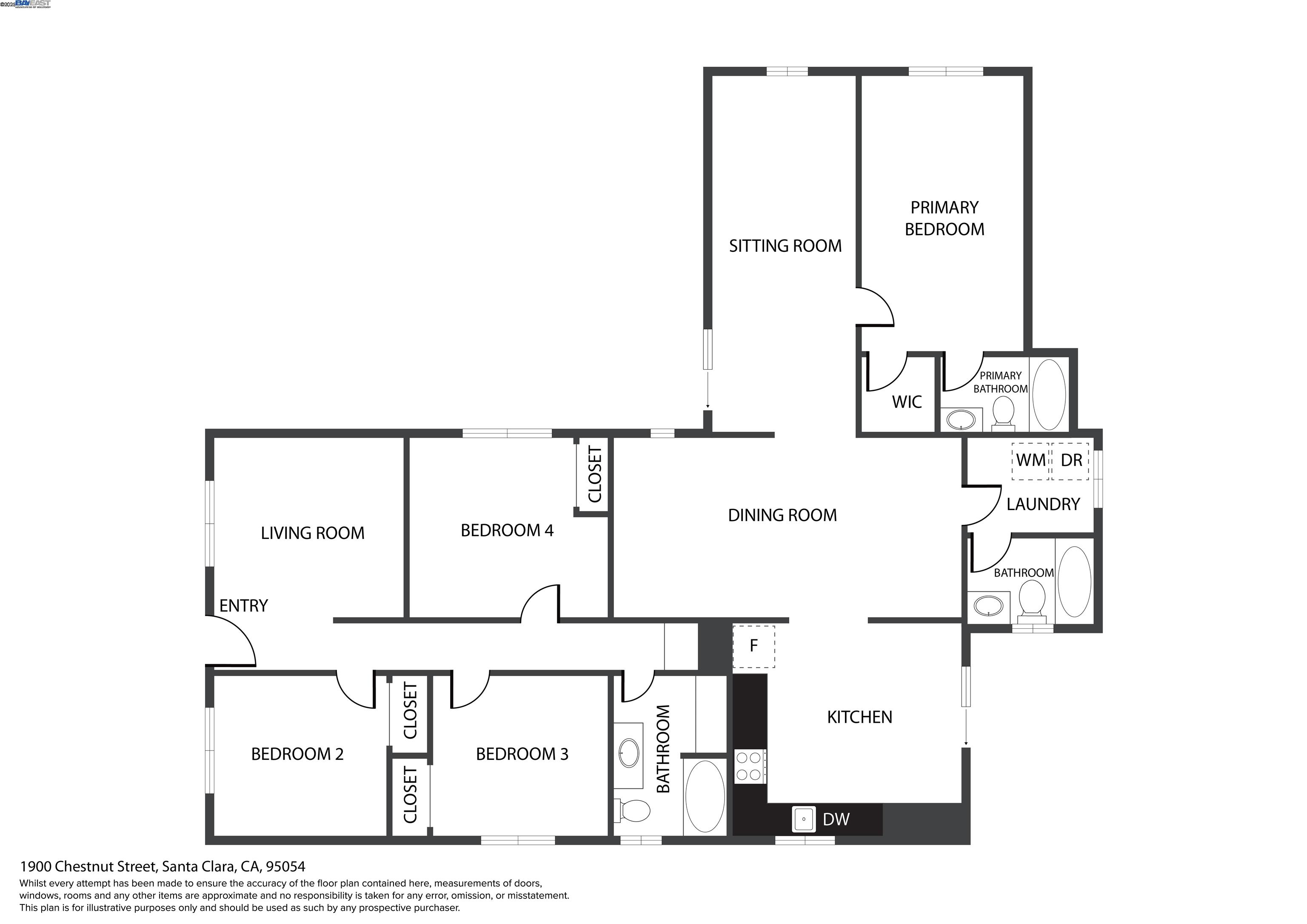 Detail Gallery Image 47 of 47 For 1900 Chestnut St, Santa Clara,  CA 95054-1736 - 4 Beds | 3 Baths