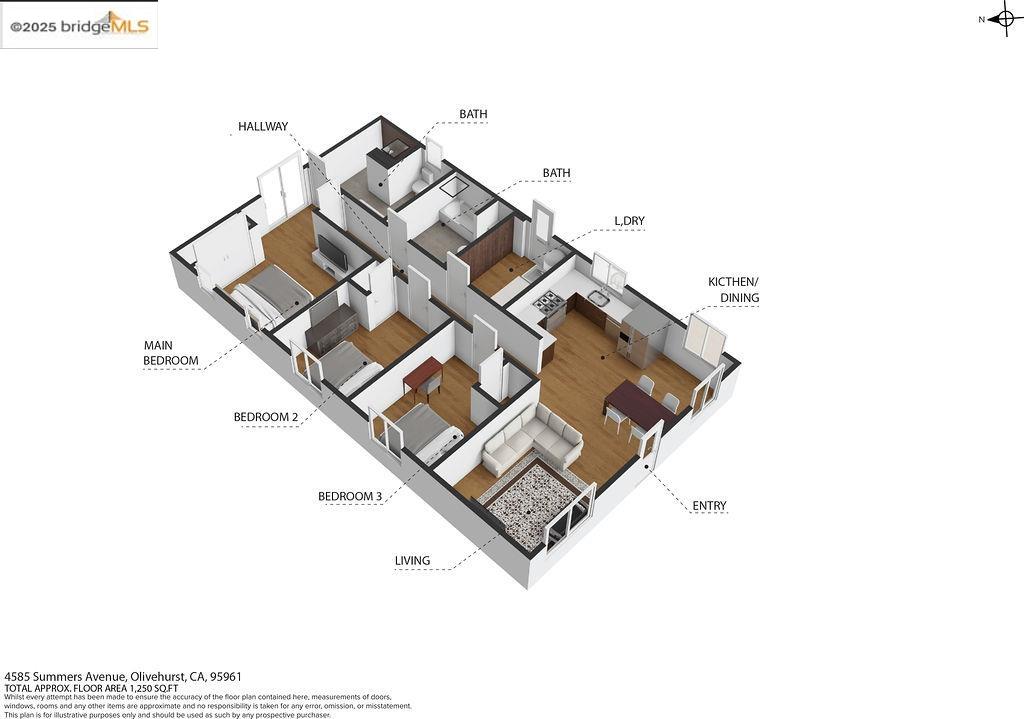 Detail Gallery Image 6 of 32 For 4585 Summer St, Olivehurst,  CA 95961 - 3 Beds | 2 Baths