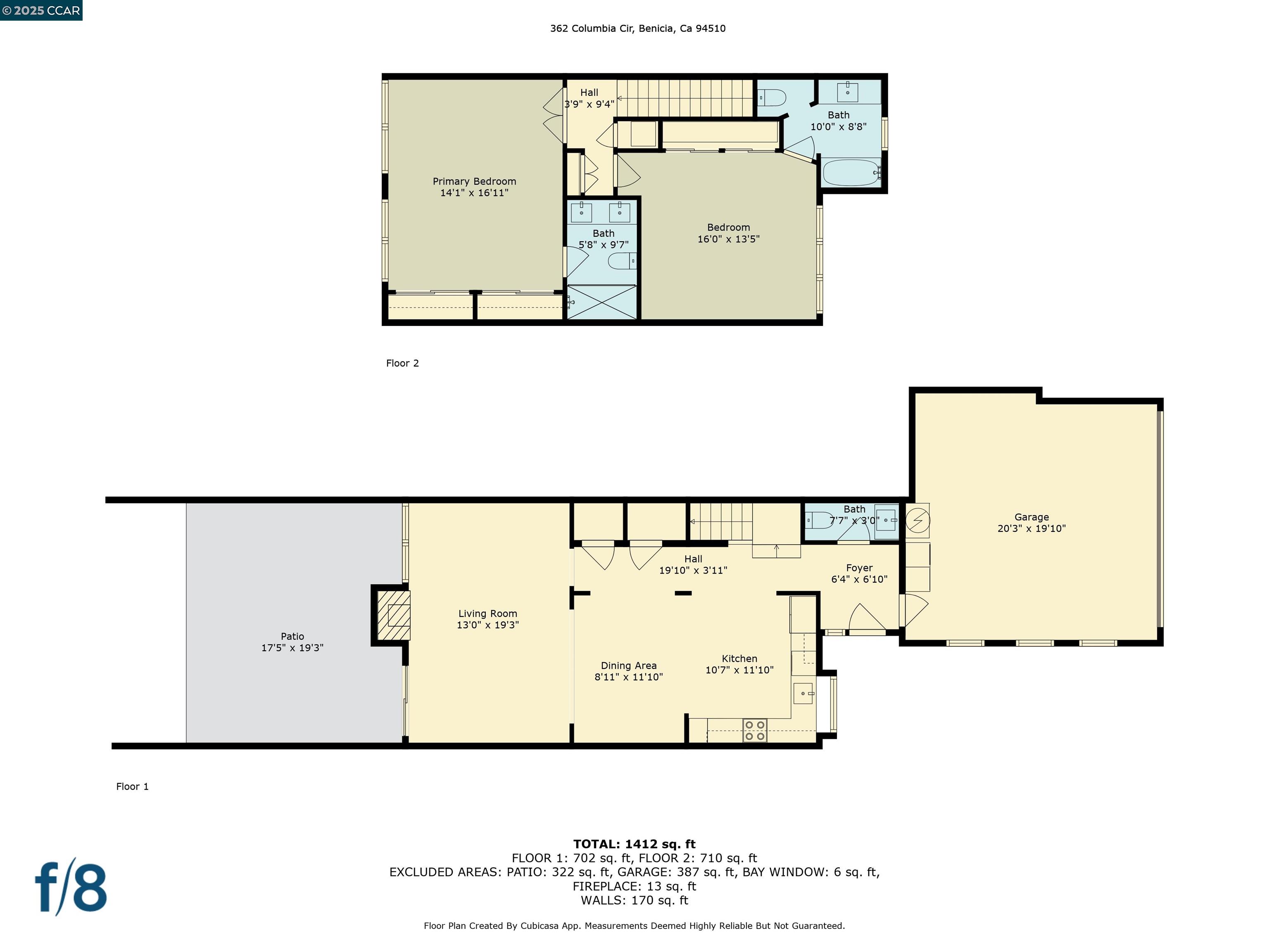 Detail Gallery Image 18 of 22 For 362 Columbia Cir, Benicia,  CA 94510 - 2 Beds | 2/1 Baths