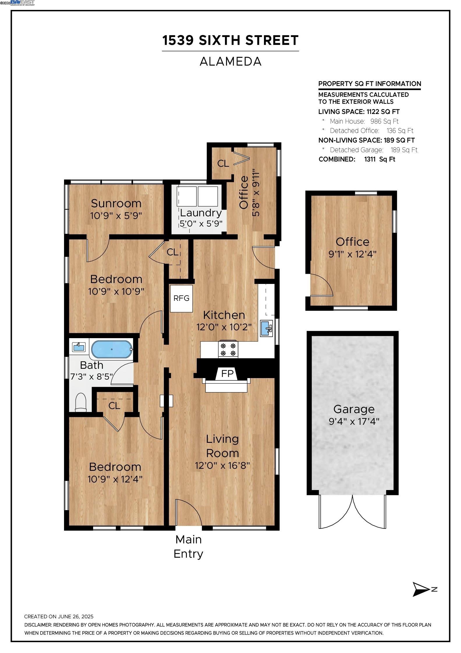 Detail Gallery Image 42 of 42 For 1539 6th St, Alameda,  CA 94501 - 2 Beds | 1 Baths