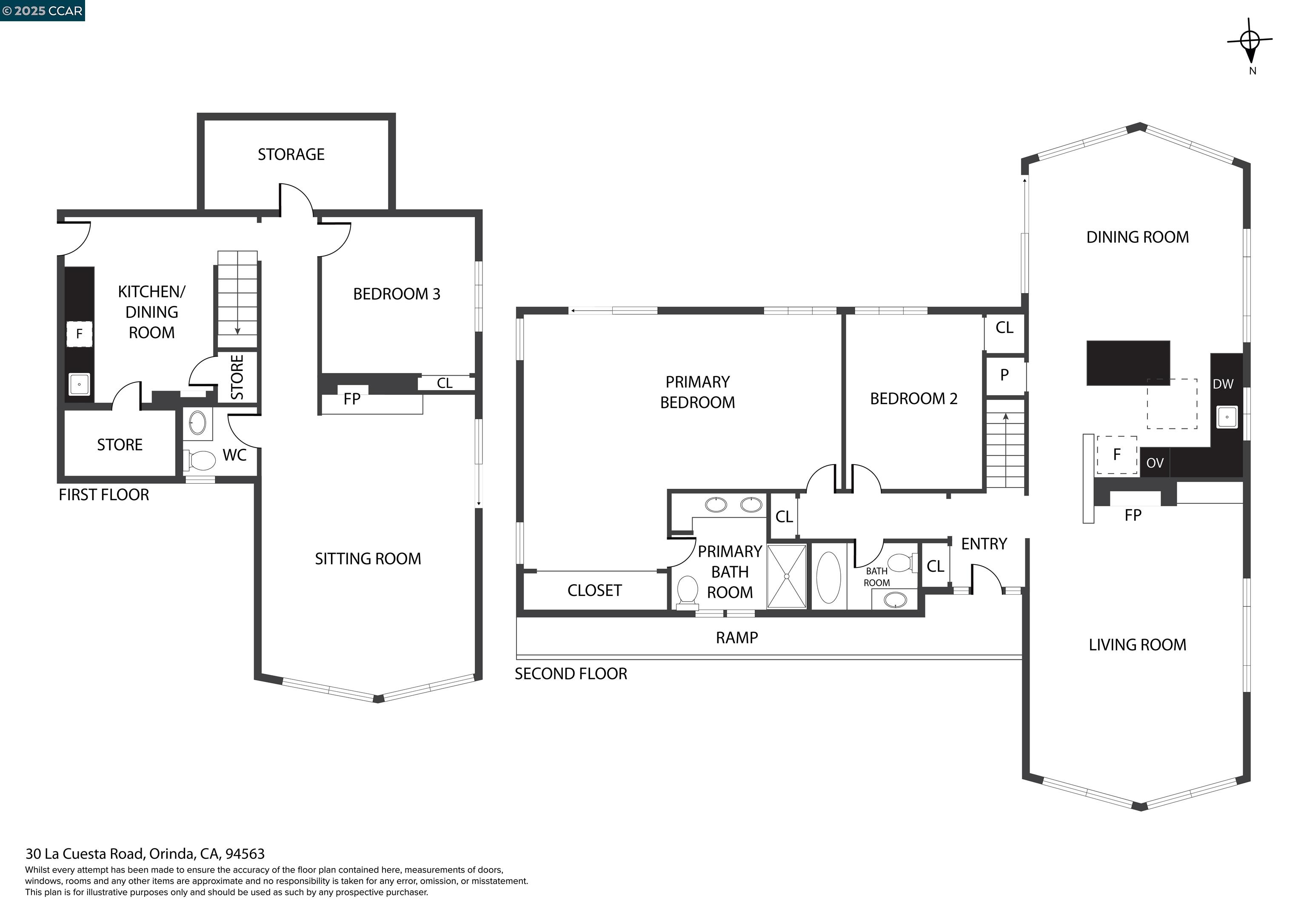 30 La Cuesta Rd, Orinda, California 94563, 3 Bedrooms Bedrooms, 9 Rooms Rooms,3 BathroomsBathrooms,Residential,For Sale,30 La Cuesta Rd,41103430