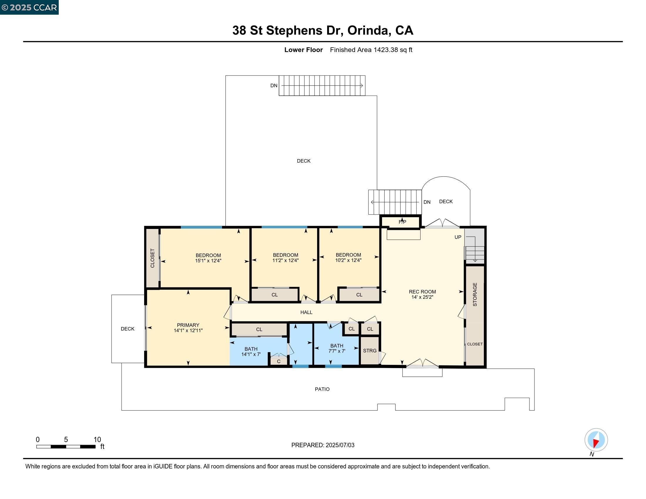 Detail Gallery Image 57 of 59 For 38 Saint Stephens Dr, Orinda,  CA 94563 - 5 Beds | 3/1 Baths