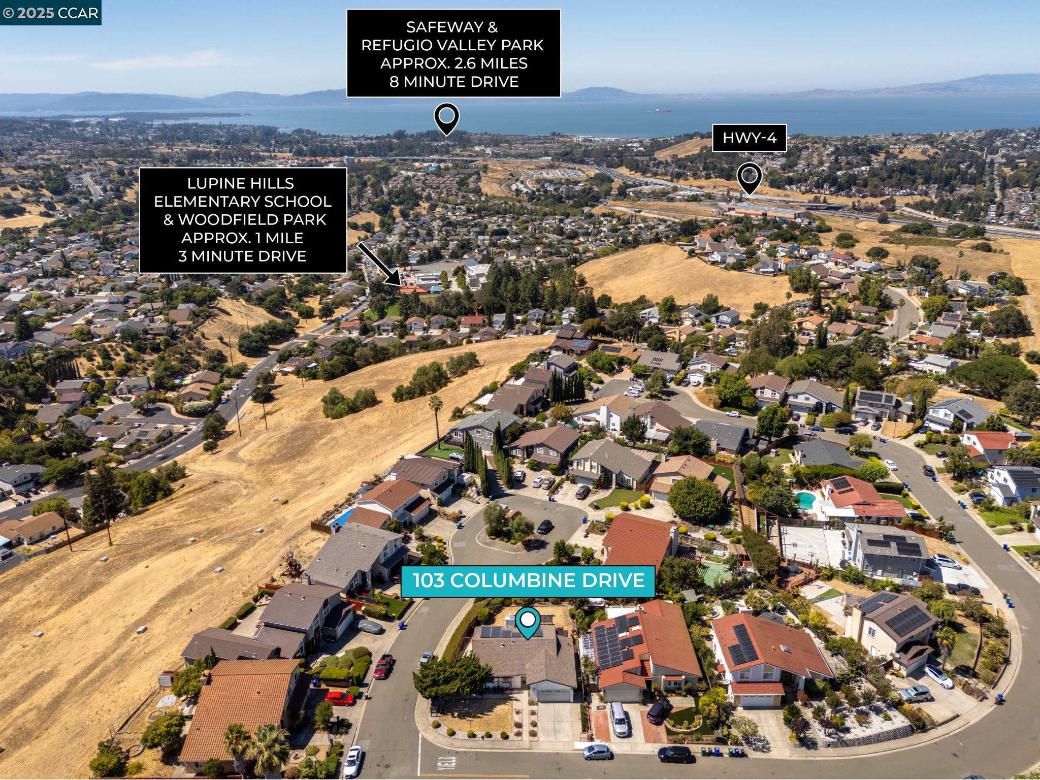 Detail Gallery Image 38 of 42 For 103 Columbine Dr, Hercules,  CA 94547 - 3 Beds | 2 Baths