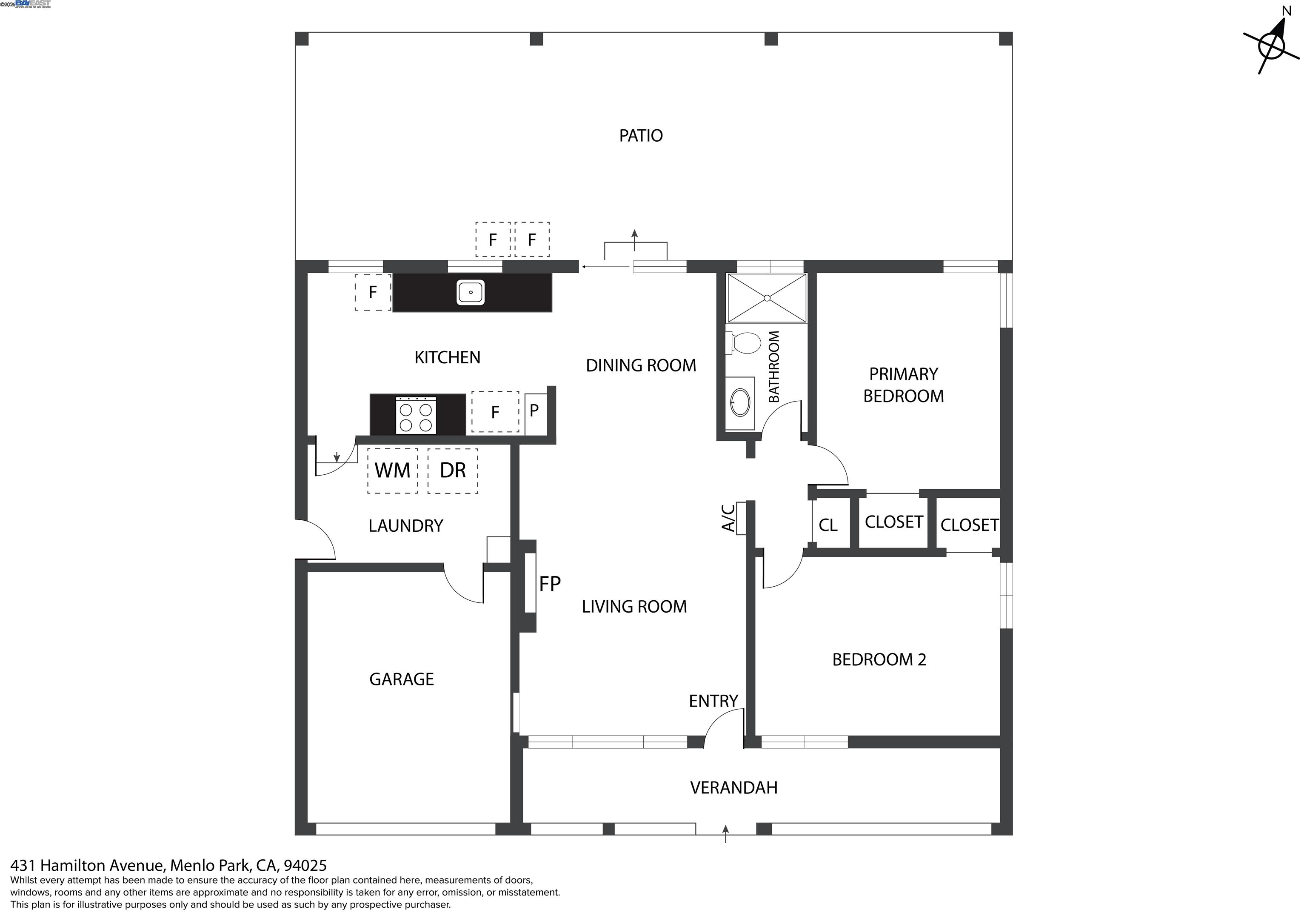 Detail Gallery Image 39 of 39 For 431 Hamilton Ave, Menlo Park,  CA 94025 - 3 Beds | 1 Baths