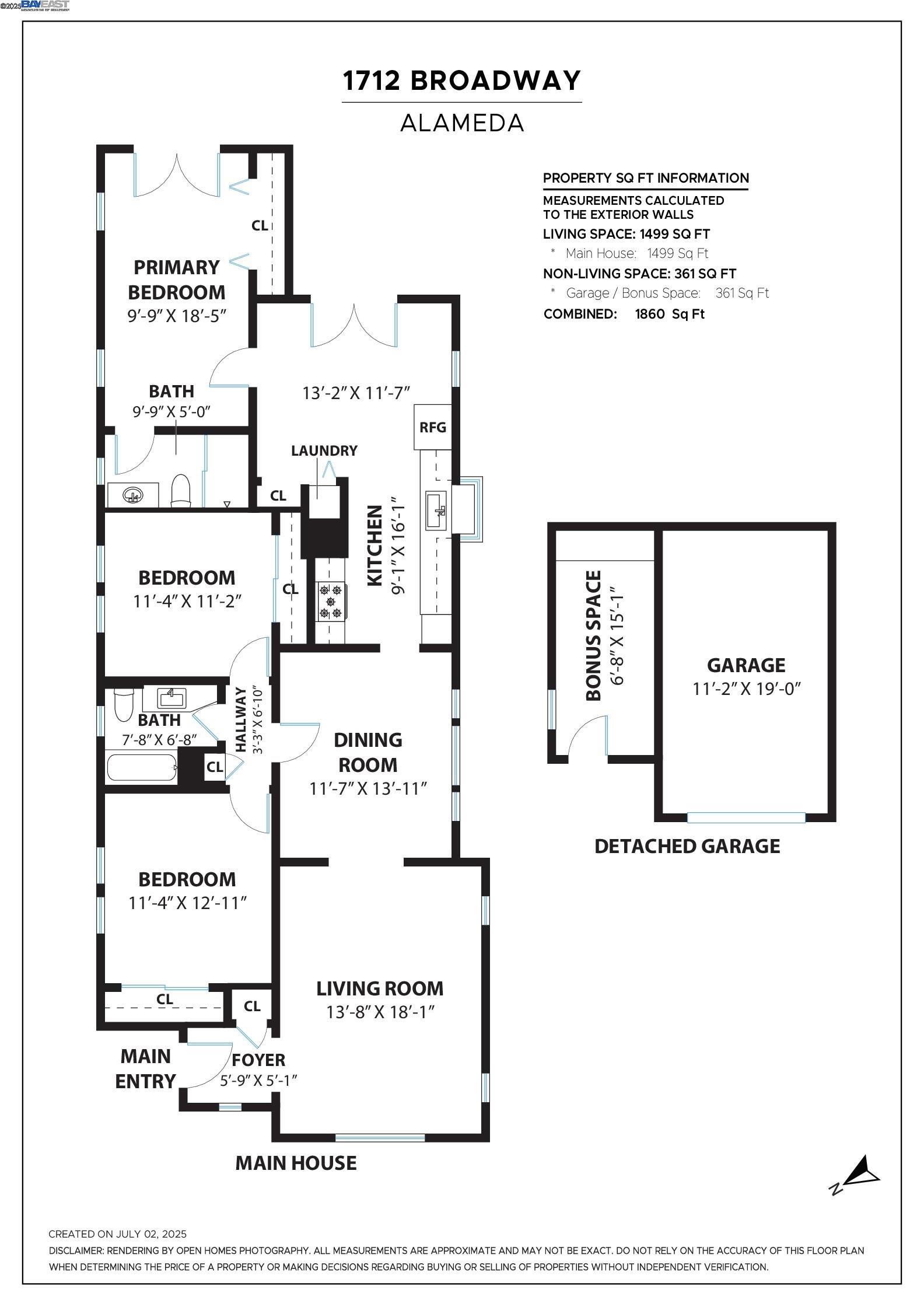 Detail Gallery Image 46 of 46 For 1712 Broadway, Alameda,  CA 94501 - 3 Beds | 2 Baths