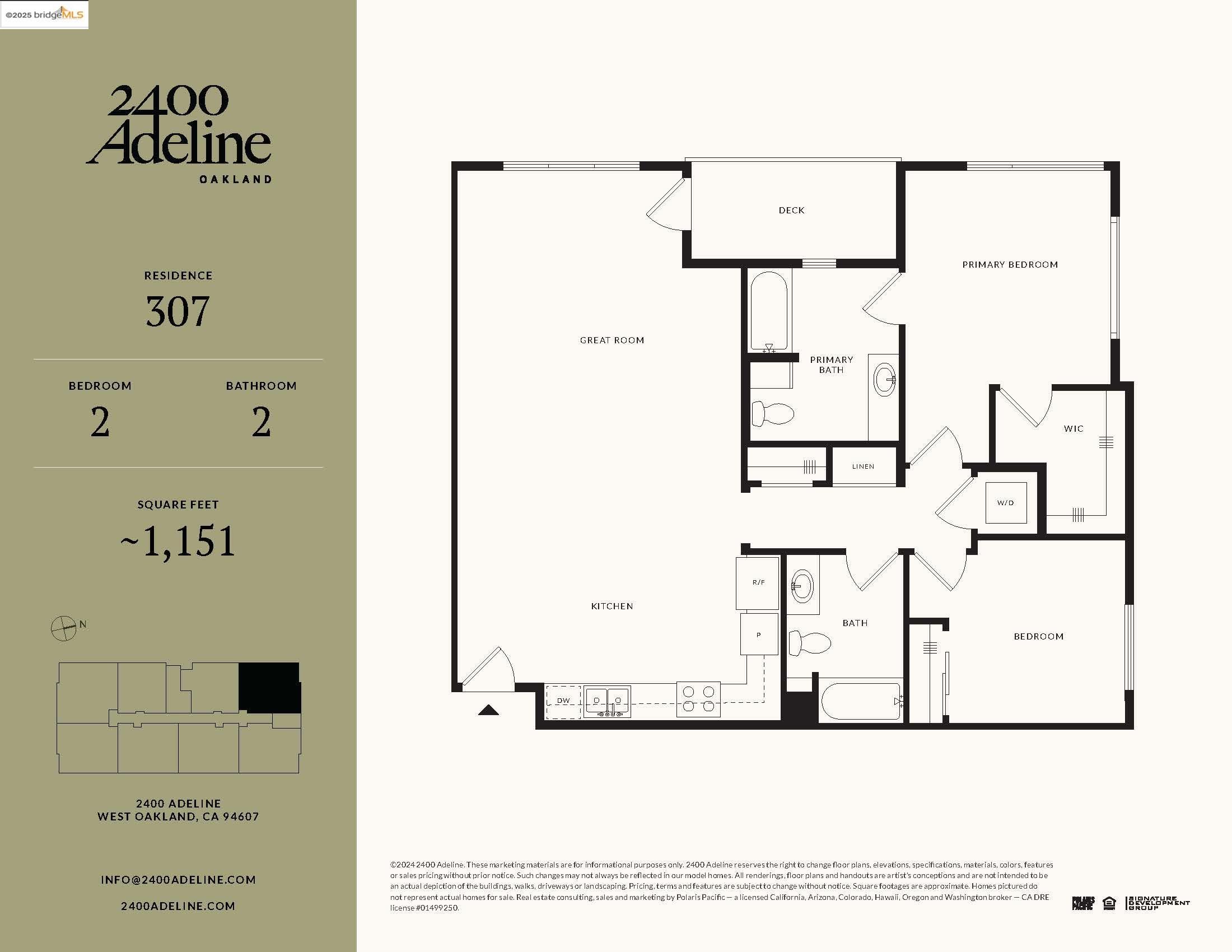 Detail Gallery Image 12 of 12 For 2400 Adeline St #307,  Oakland,  CA 94607 - 2 Beds | 2 Baths