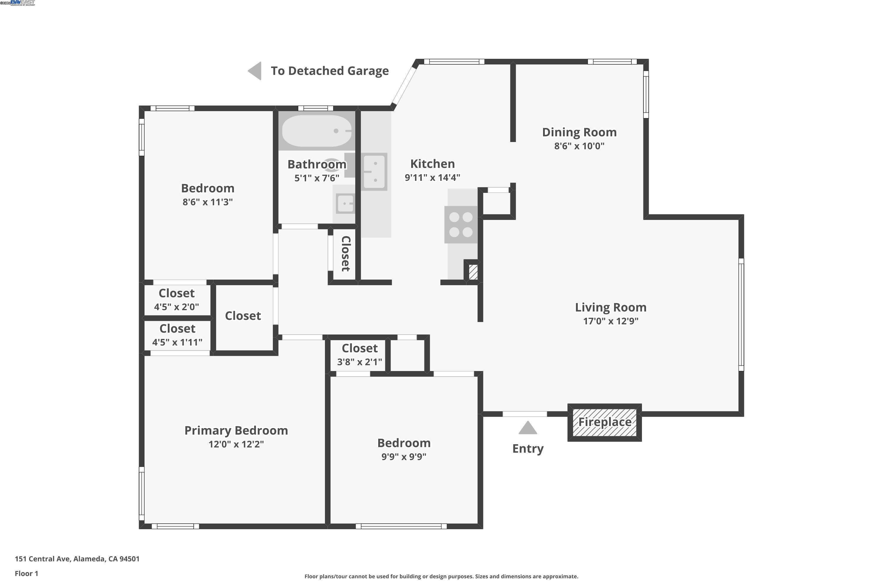 Detail Gallery Image 40 of 42 For 151 Central Ave, Alameda,  CA 94501 - 3 Beds | 1 Baths