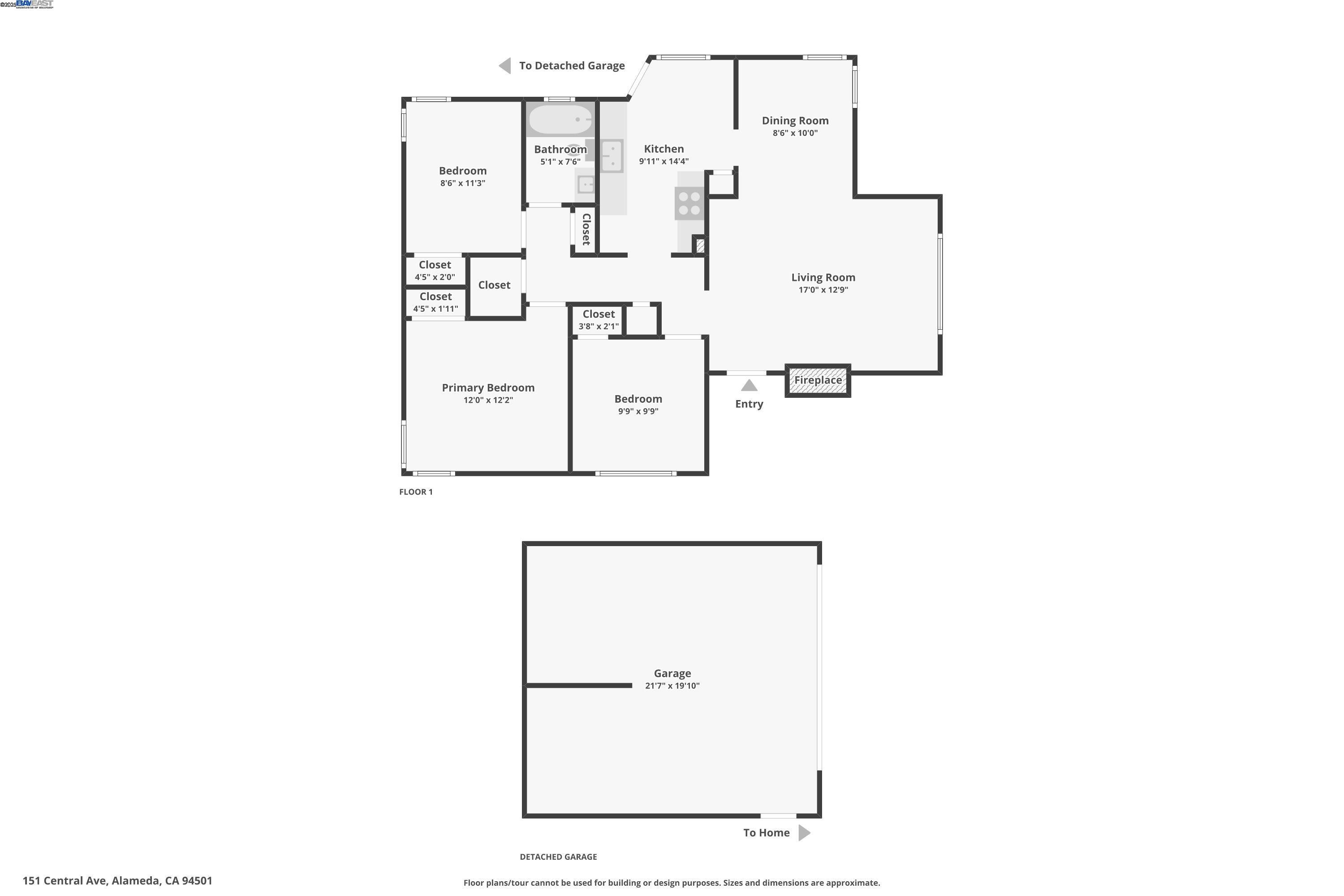 Detail Gallery Image 42 of 42 For 151 Central Ave, Alameda,  CA 94501 - 3 Beds | 1 Baths