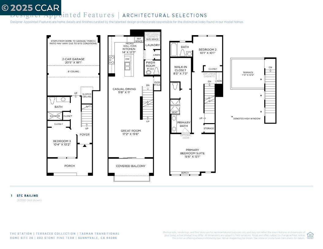 Detail Gallery Image 11 of 18 For 302 Stone Pine Terrace #5,  Sunnyvale,  CA 94086 - 3 Beds | 3 Baths