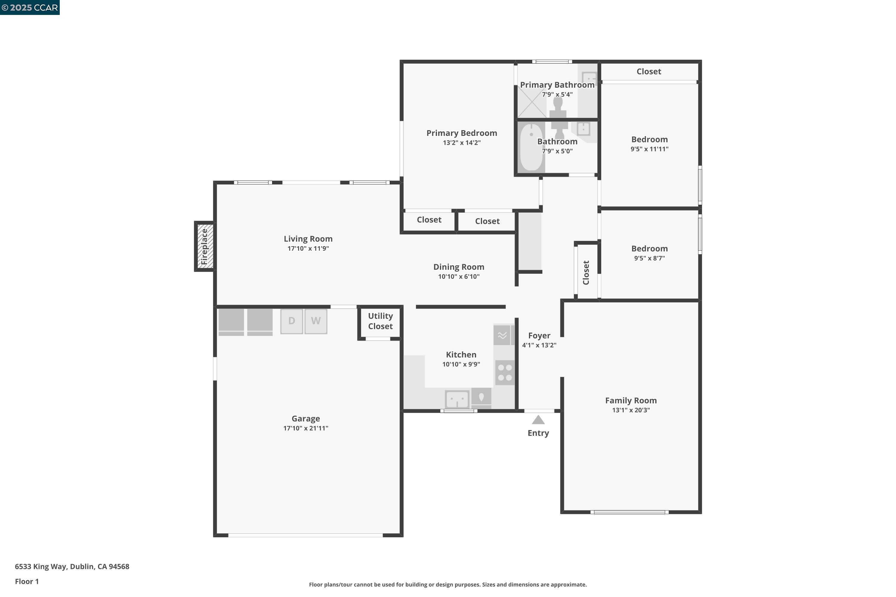 6533 King Way, Dublin, California 94568, 3 Bedrooms Bedrooms, 7 Rooms Rooms,2 BathroomsBathrooms,Residential,For Sale,6533 King Way,41105893