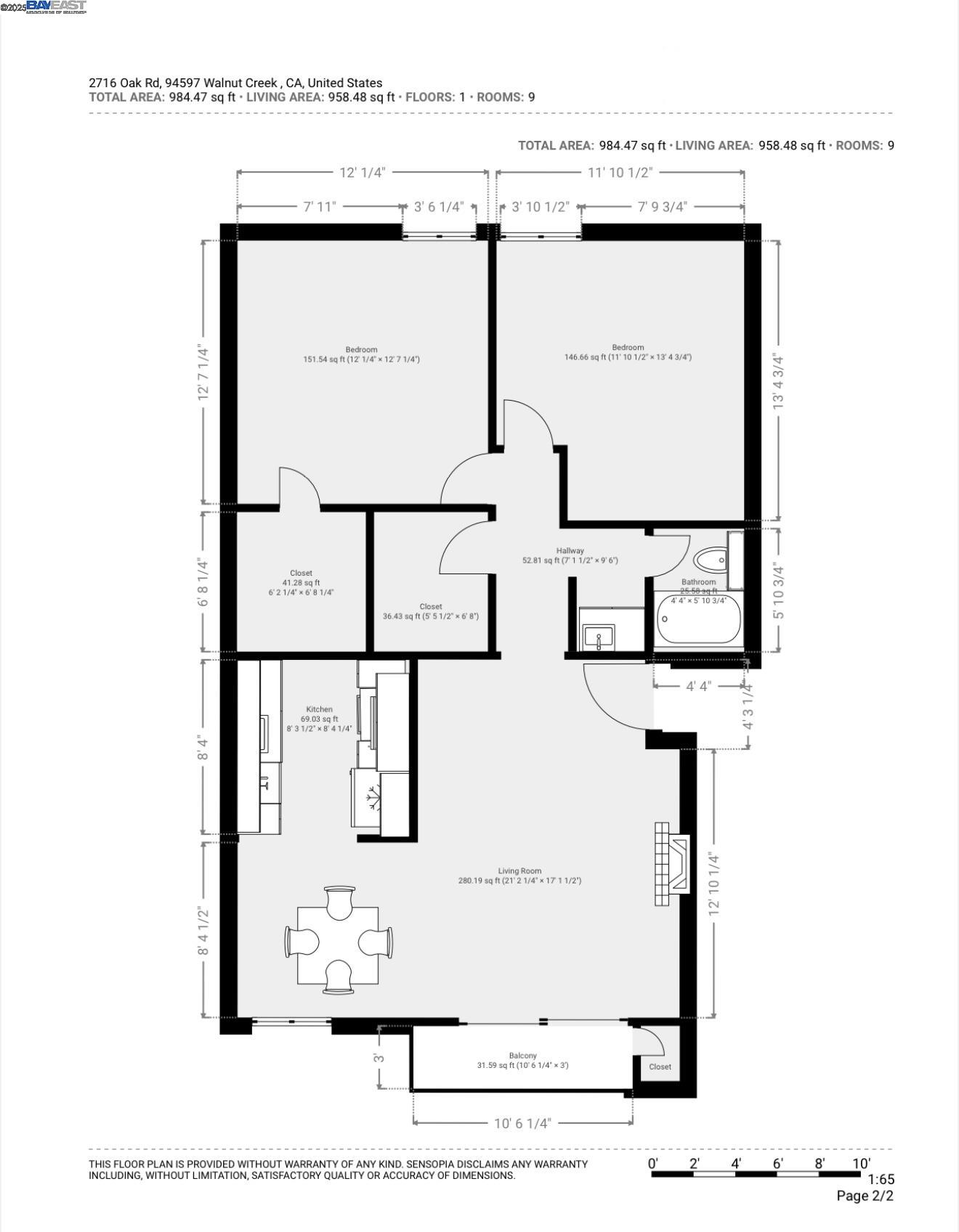 Detail Gallery Image 34 of 34 For 2716 Oak Rd #111,  Walnut Creek,  CA 94597 - 2 Beds | 1 Baths