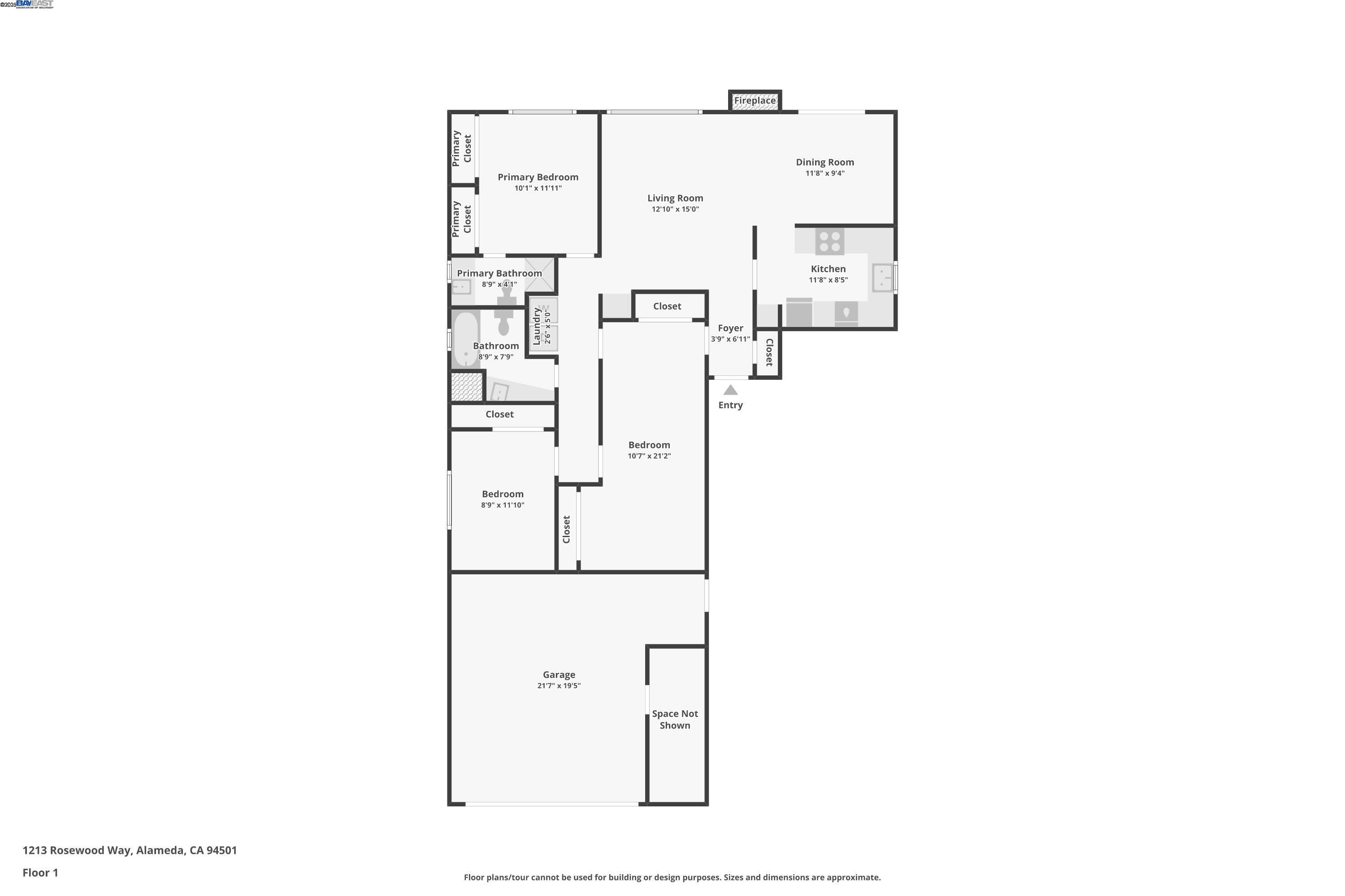 1213 Rosewood Way, Alameda, California 94501, 3 Bedrooms Bedrooms, 6 Rooms Rooms,2 BathroomsBathrooms,Residential,For Sale,1213 Rosewood Way,41106341