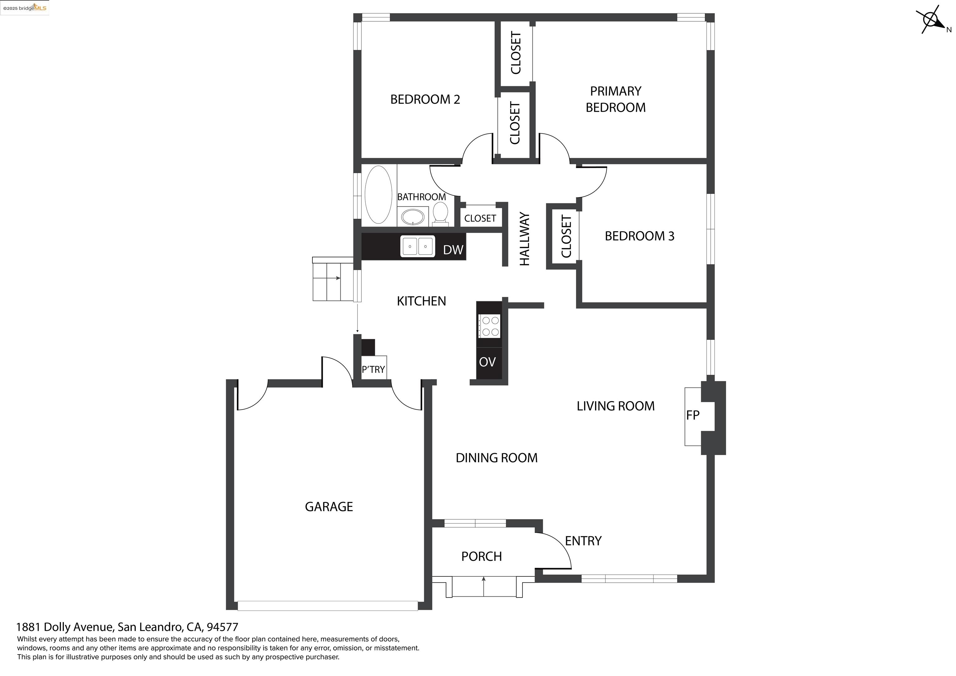 1881 Dolly Ave, San Leandro, California 94577, 3 Bedrooms Bedrooms, 6 Rooms Rooms,1 BathroomBathrooms,Residential,For Sale,1881 Dolly Ave,41106540