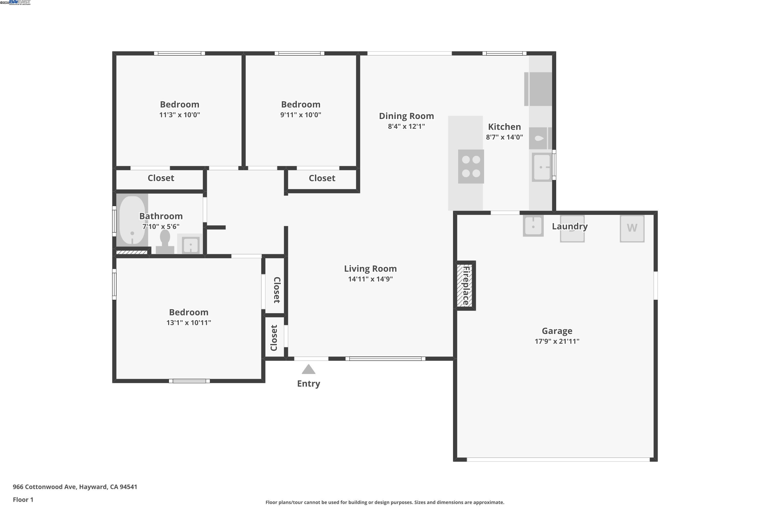 966 Cottonwood Ave, Hayward, California 94541, 3 Bedrooms Bedrooms, 6 Rooms Rooms,1 BathroomBathrooms,Residential,For Sale,966 Cottonwood Ave,41106583