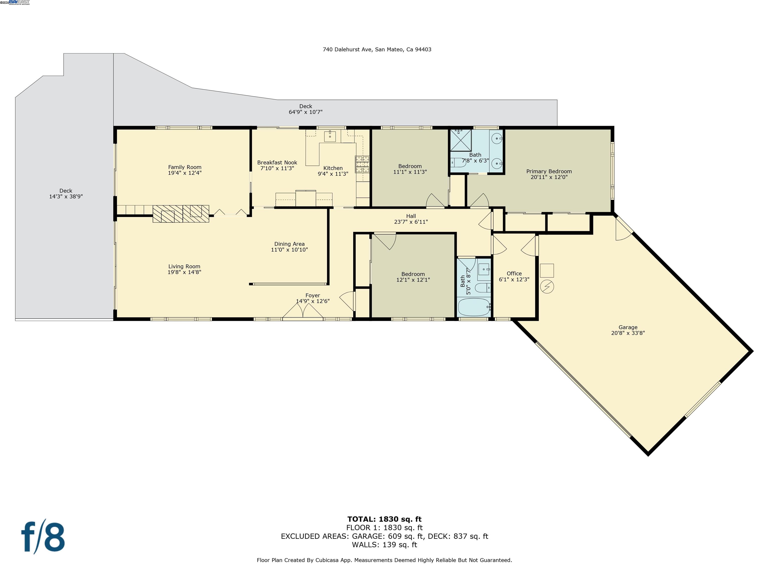 740 Dalehurst, San Mateo, California 94403, 3 Bedrooms Bedrooms, 7 Rooms Rooms,2 BathroomsBathrooms,Residential,For Sale,740 Dalehurst,41106708