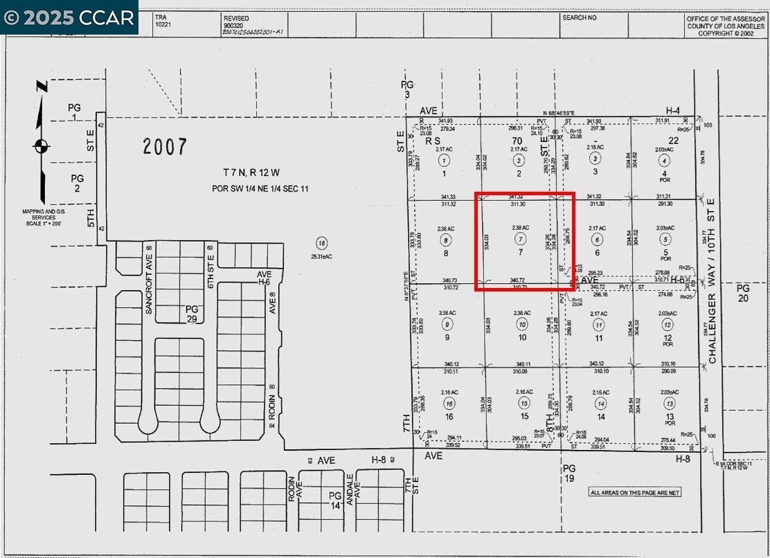 Detail Gallery Image 2 of 5 For 8th. St. E and Ave. H-6, Lancaster,  CA 93534 - – Beds | – Baths