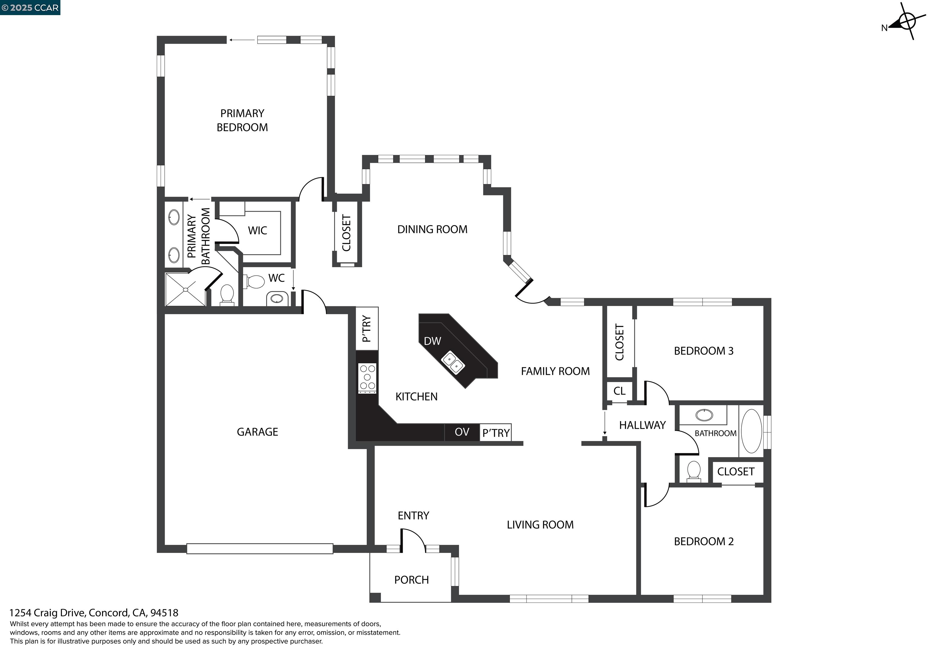 Detail Gallery Image 43 of 43 For 1254 Craig Dr, Concord,  CA 94518 - 3 Beds | 2/1 Baths