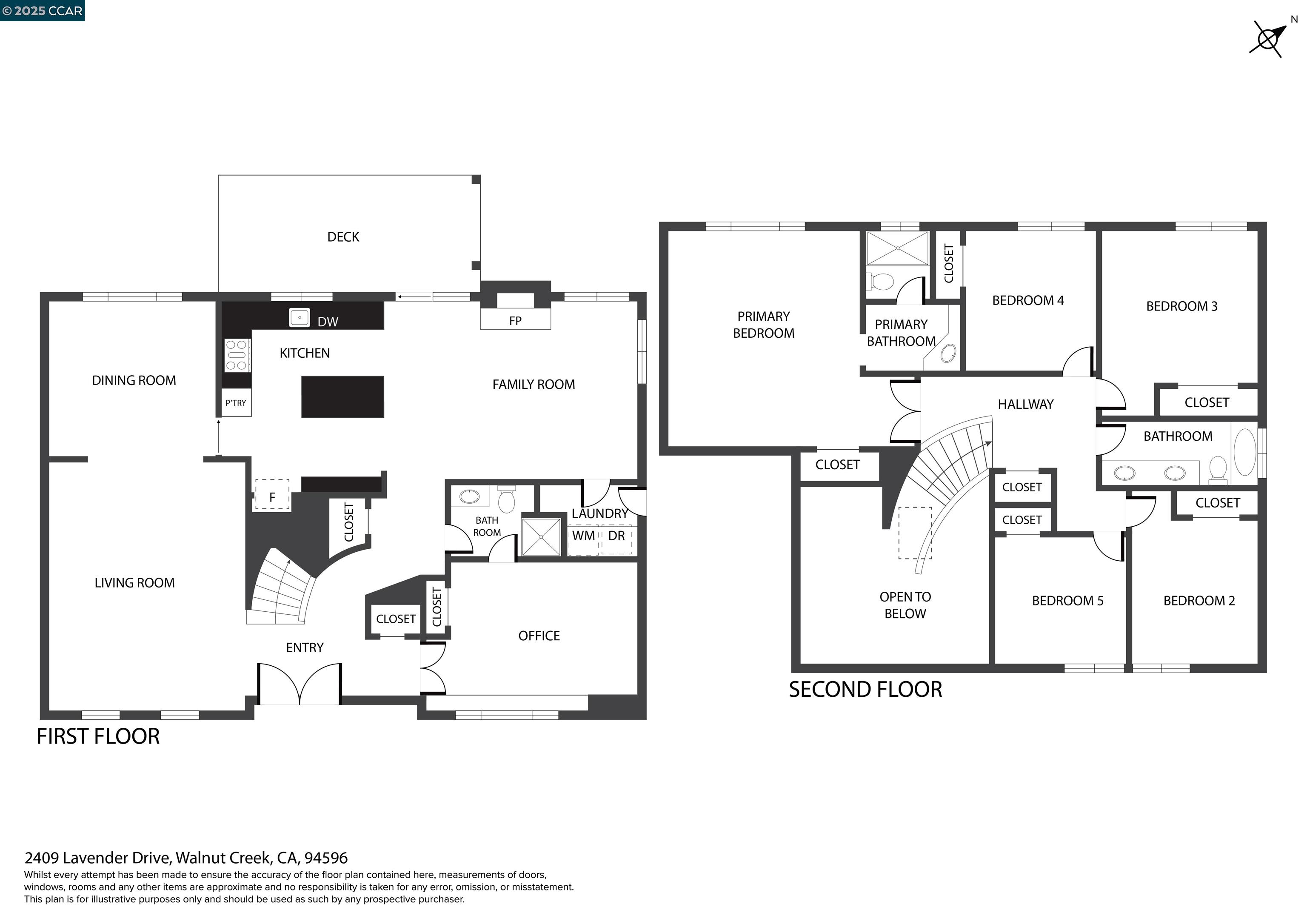 Detail Gallery Image 45 of 45 For 2409 Lavender Dr, Walnut Creek,  CA 94596 - 5 Beds | 3 Baths