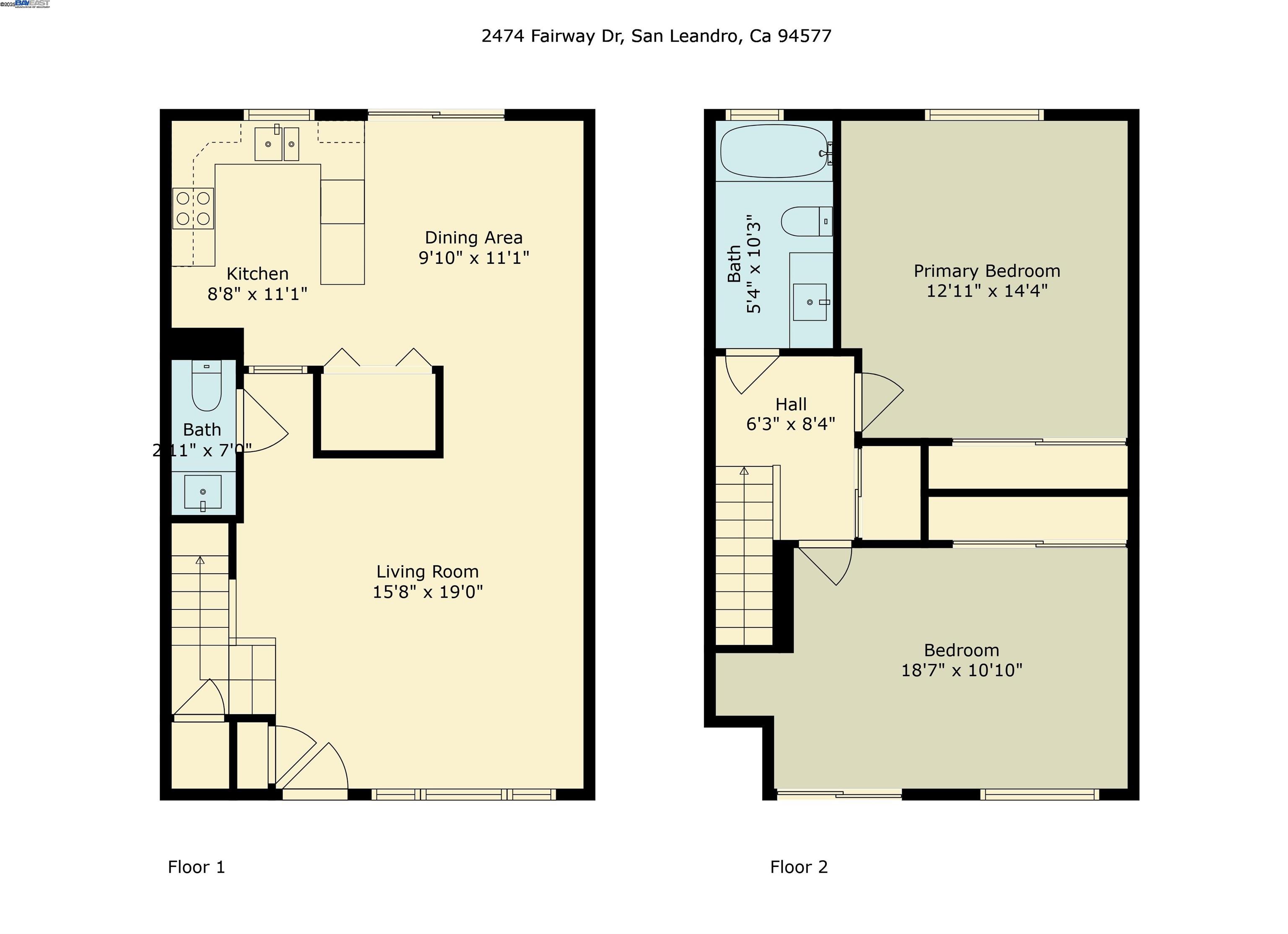 Detail Gallery Image 28 of 28 For 2474 Fairway Dr, San Leandro,  CA 94577 - 2 Beds | 1/1 Baths