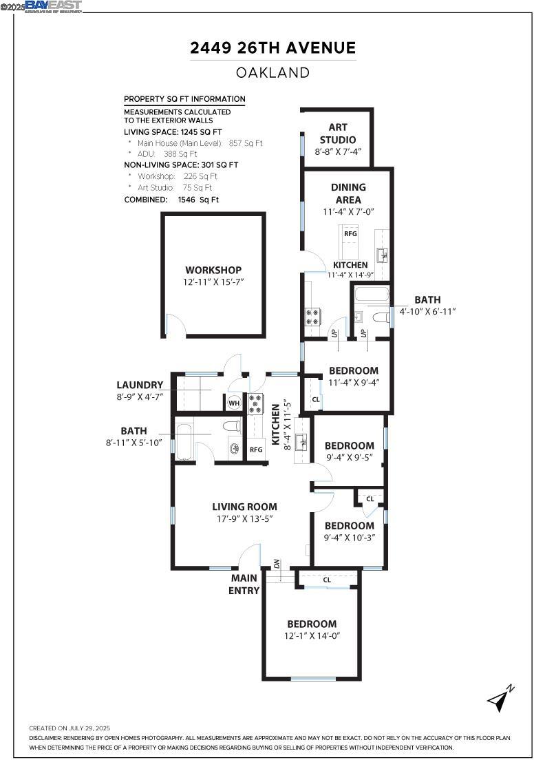 Detail Gallery Image 55 of 55 For 2449 26th Avenue, Oakland,  CA 94601 - 4 Beds | 2 Baths