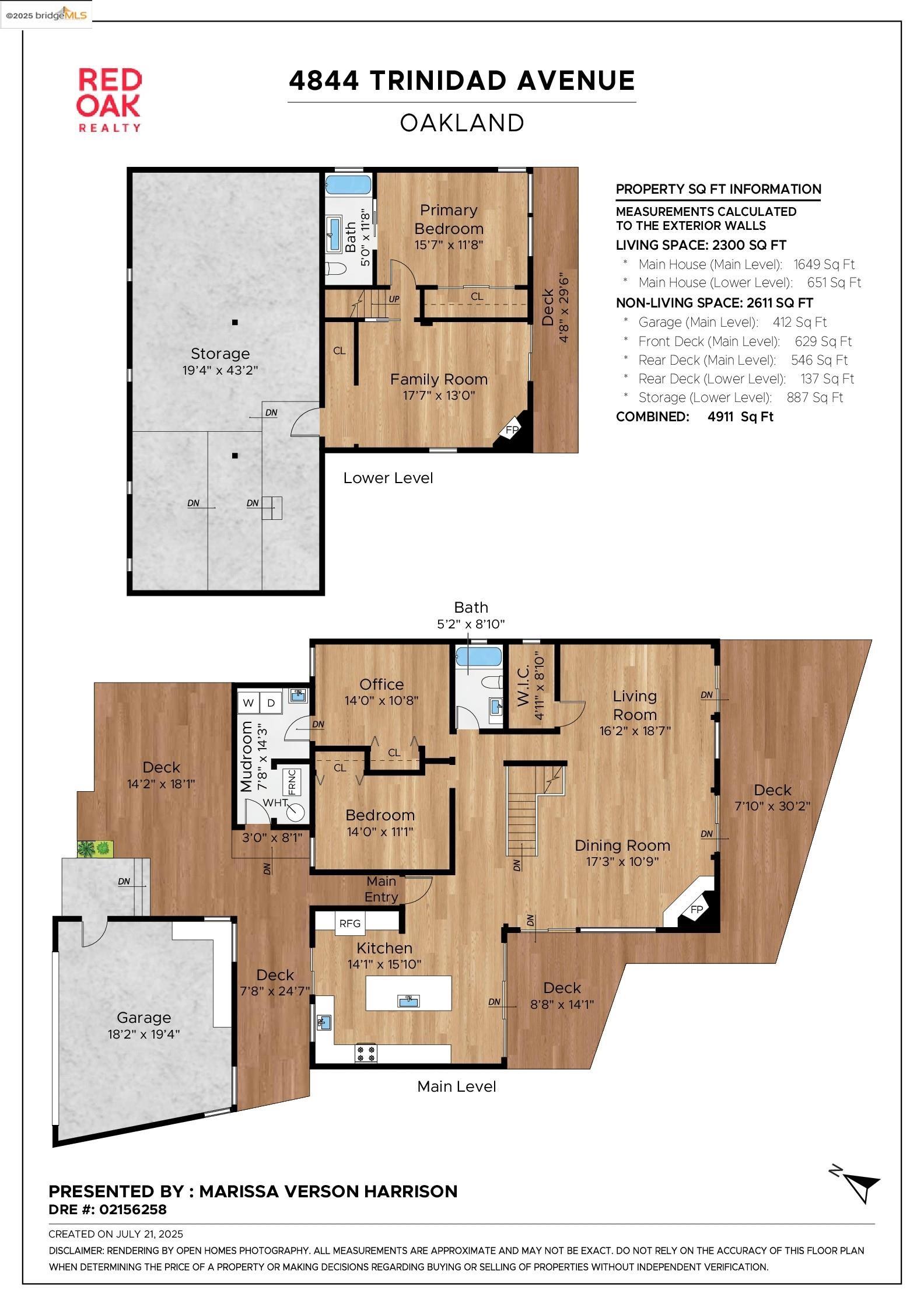 Detail Gallery Image 38 of 39 For 4844 Trinidad Ave, Oakland,  CA 94602 - 4 Beds | 2 Baths
