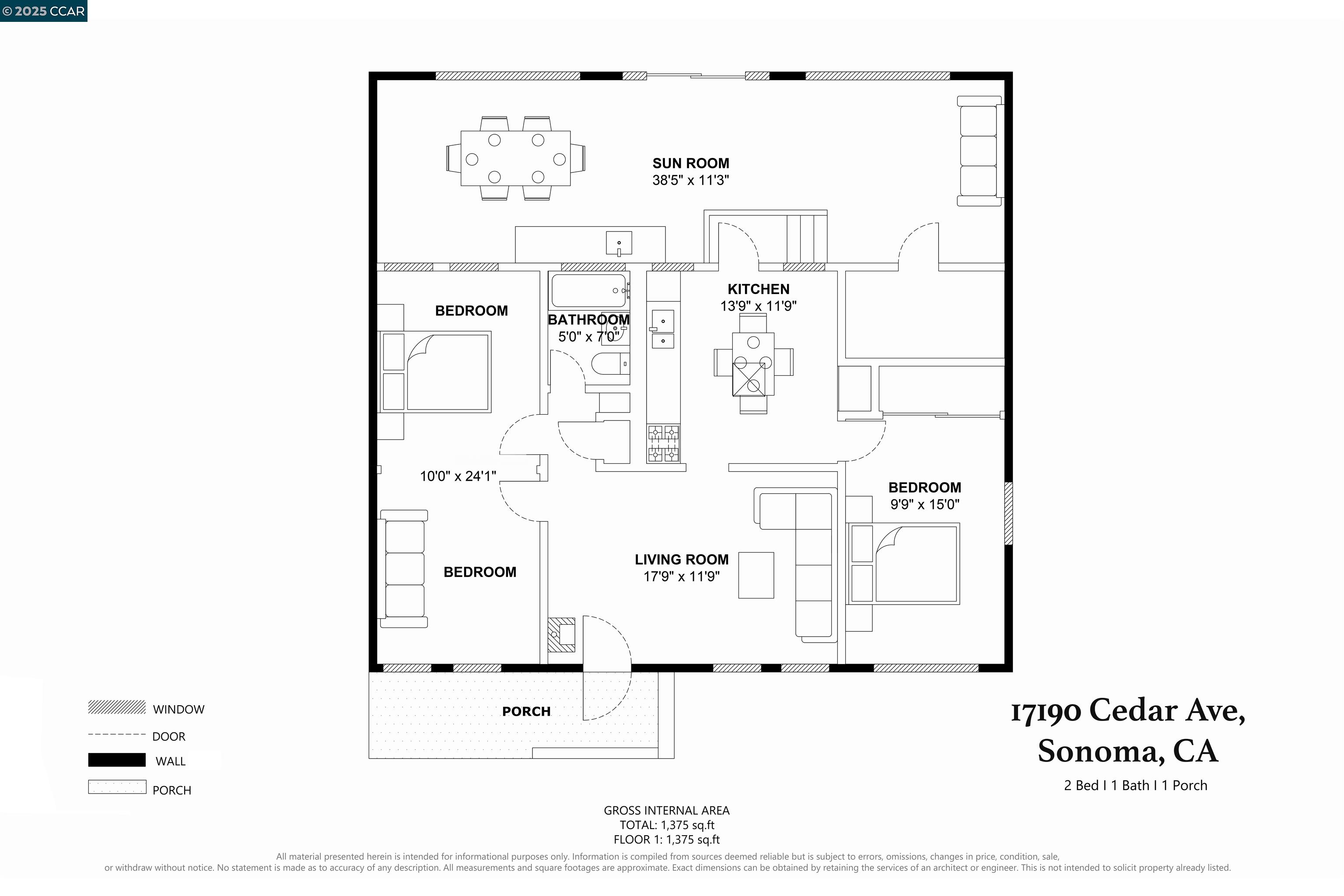 Detail Gallery Image 55 of 55 For 17190 Cedar Ave, Sonoma,  CA 95476 - 3 Beds | 1 Baths