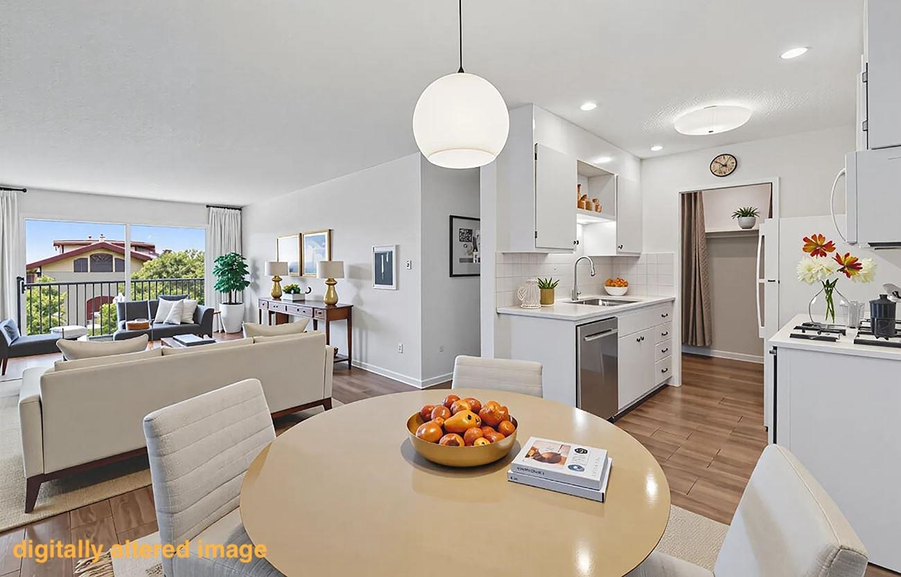Detail Gallery Image 5 of 21 For 2 Panoramic Way #105,  Berkeley,  CA 94704 - 2 Beds | 1 Baths