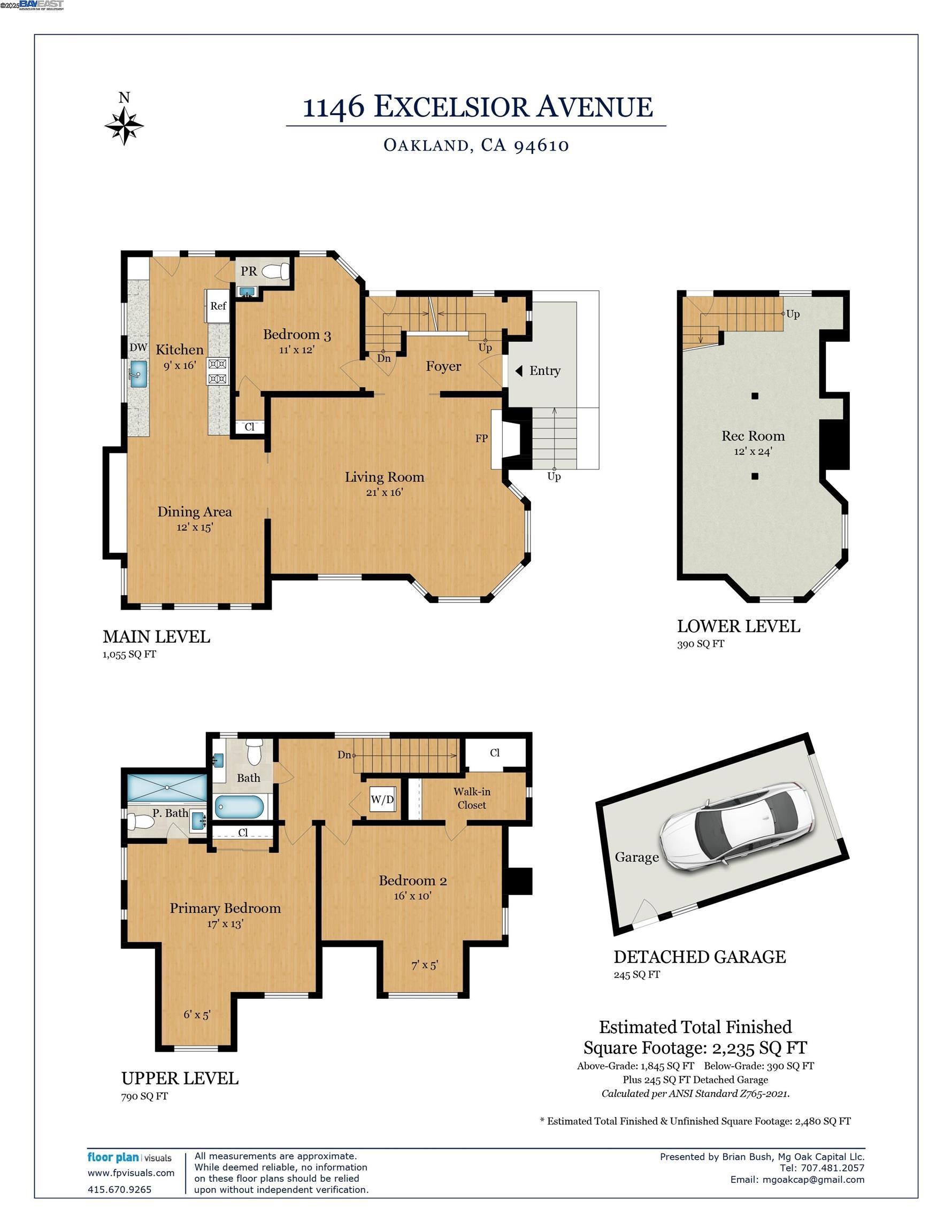 Detail Gallery Image 41 of 42 For 1146 Excelsior, Oakland,  CA 94610 - 3 Beds | 3 Baths