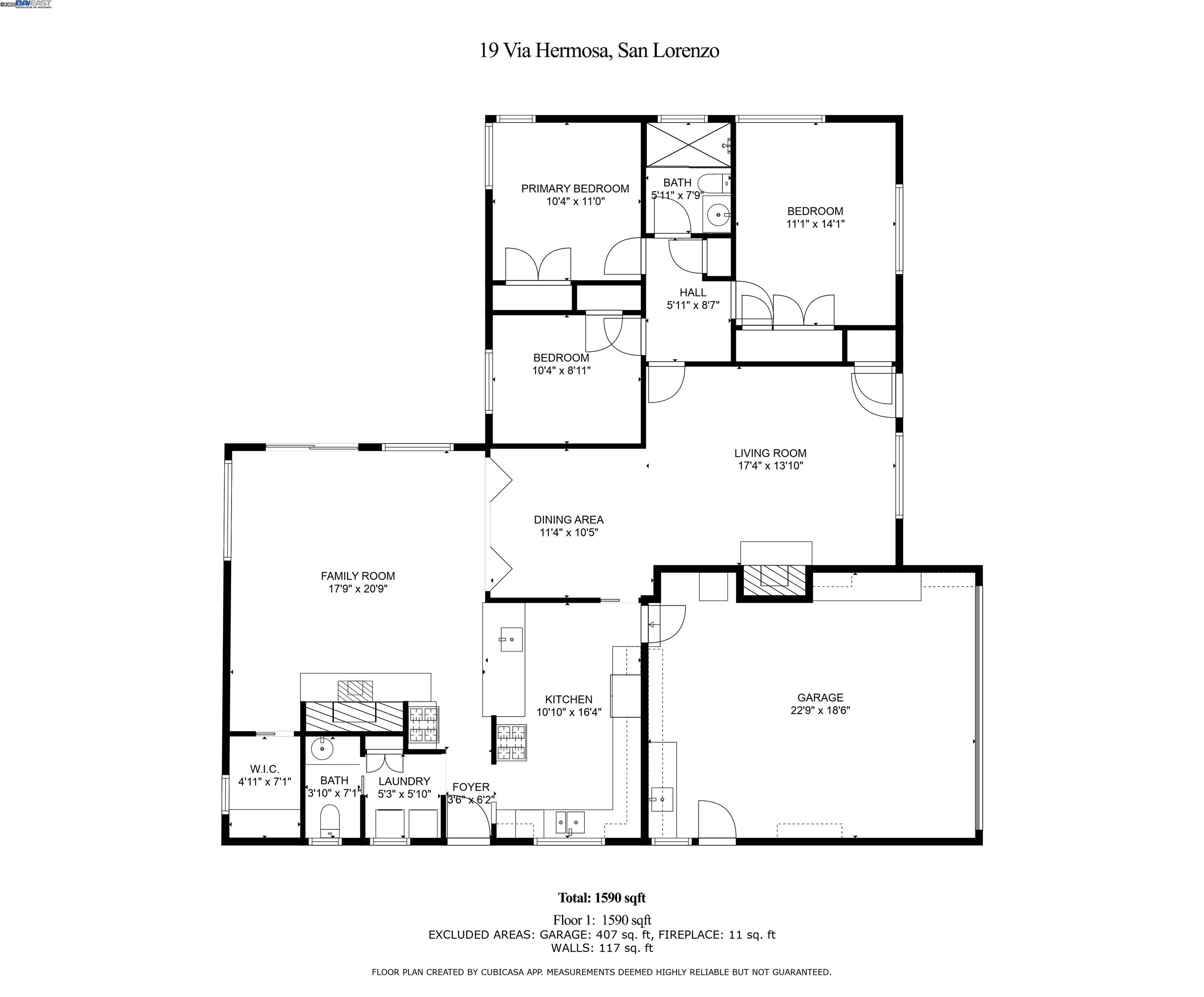 Detail Gallery Image 34 of 34 For 19 via Hermosa, San Lorenzo,  CA 94580 - 3 Beds | 1/1 Baths