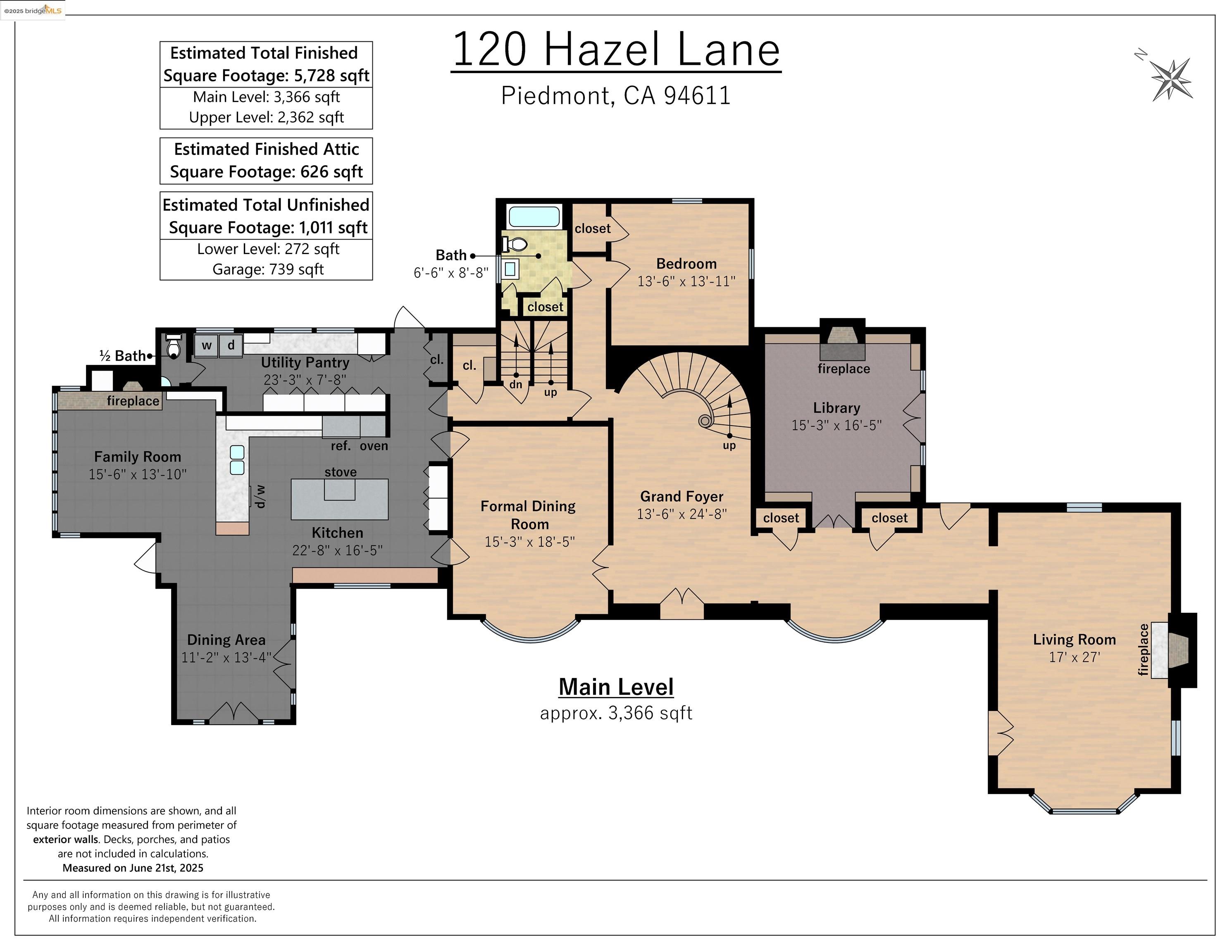 Detail Gallery Image 57 of 60 For 120 Hazel Ln, Piedmont,  CA 94611 - 7 Beds | 5/1 Baths