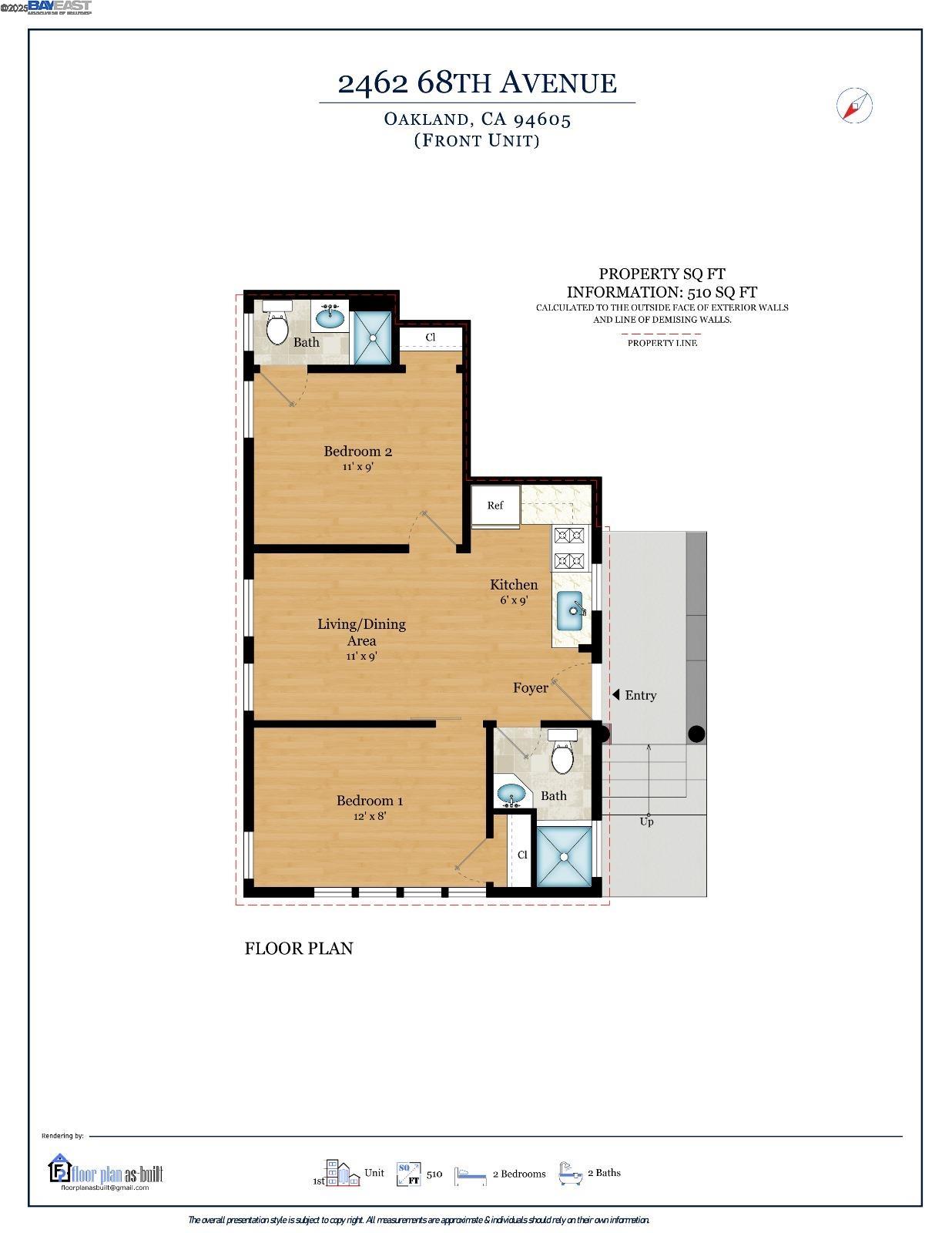Detail Gallery Image 3 of 3 For 68th Ave, Oakland,  CA 94605 - 2 Beds | 2 Baths