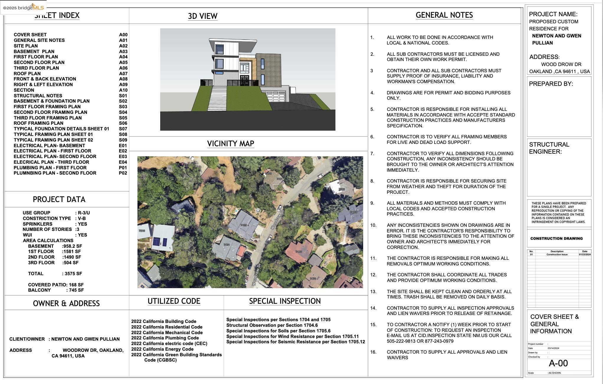 Detail Gallery Image 2 of 3 For 0 Woodrow Dr, Oakland,  CA 94611 - – Beds | – Baths