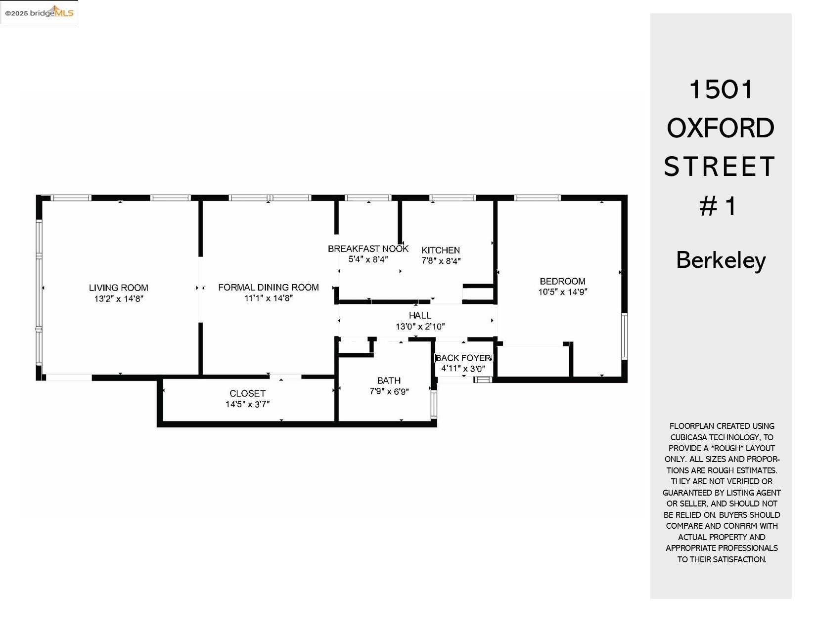 Detail Gallery Image 29 of 29 For 1501 Oxford St #1,  Berkeley,  CA 94709 - 1 Beds | 1 Baths