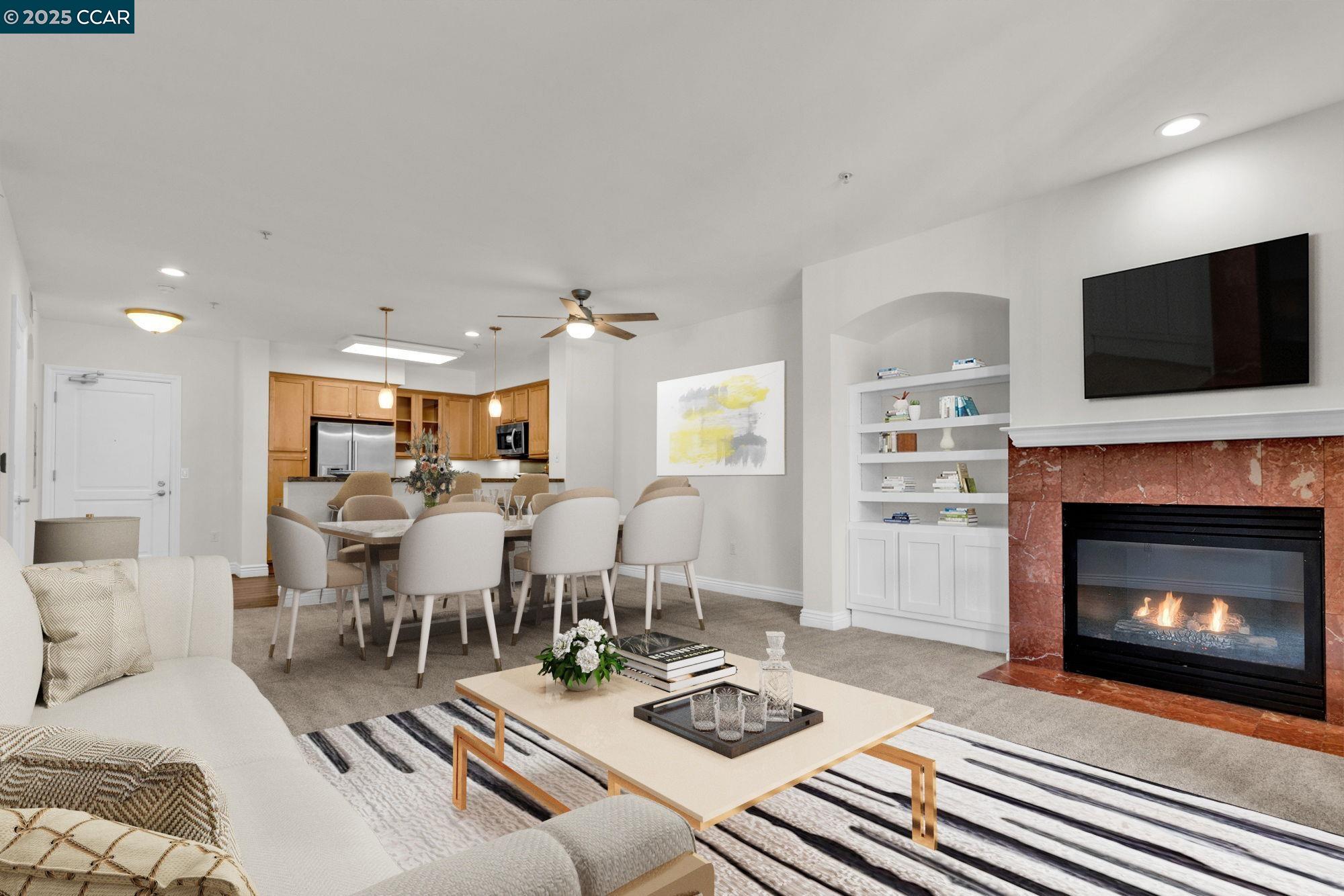 Detail Gallery Image 6 of 18 For 1310 Creekside Dr #303,  Walnut Creek,  CA 94596 - 3 Beds | 2 Baths