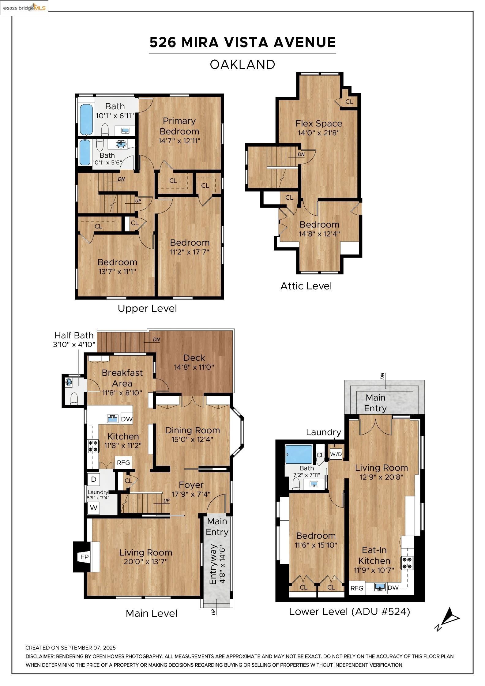 Detail Gallery Image 60 of 60 For 526 Mira Vista Ave, Oakland,  CA 94610 - 5 Beds | 3/1 Baths