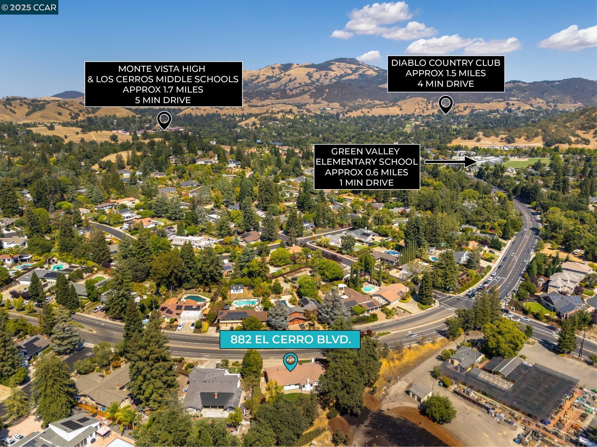 Detail Gallery Image 51 of 51 For 882 El Cerro, Danville,  CA 94526 - 4 Beds | 2/1 Baths