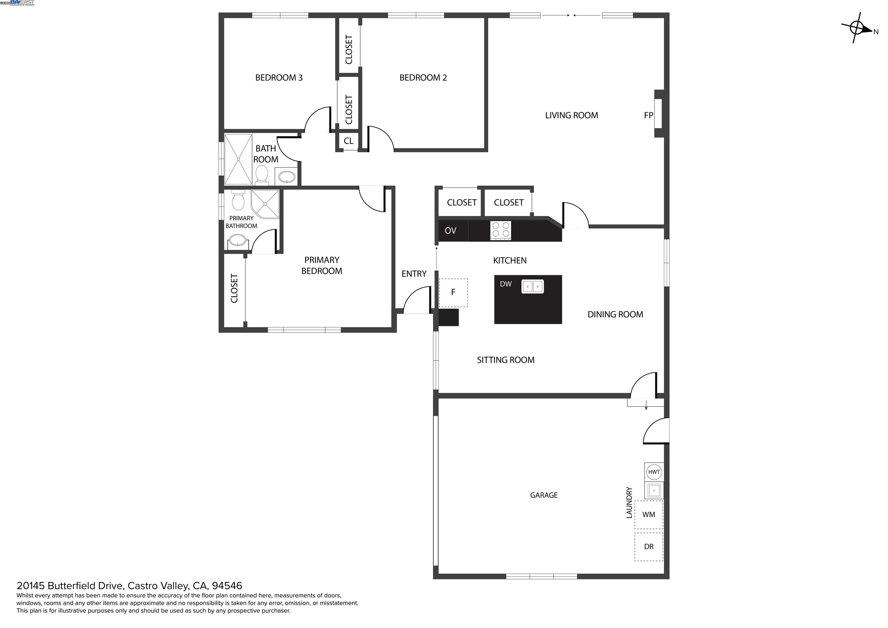 Detail Gallery Image 30 of 30 For 20145 Butterfield Dr, Castro Valley,  CA 94546 - 3 Beds | 2 Baths