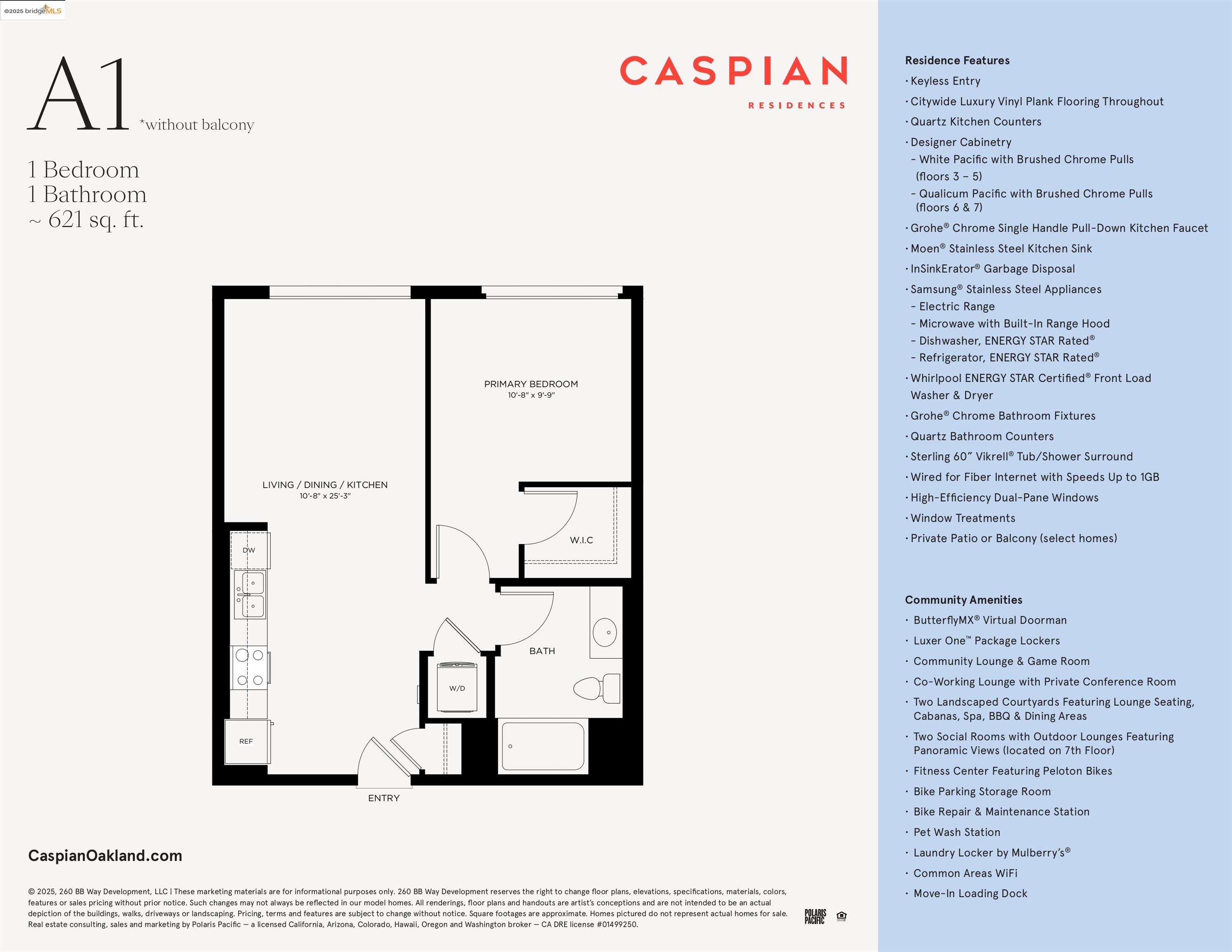 Detail Gallery Image 23 of 43 For 260 Brooklyn Basin Way #540,  Oakland,  CA 94606 - 1 Beds | 1 Baths