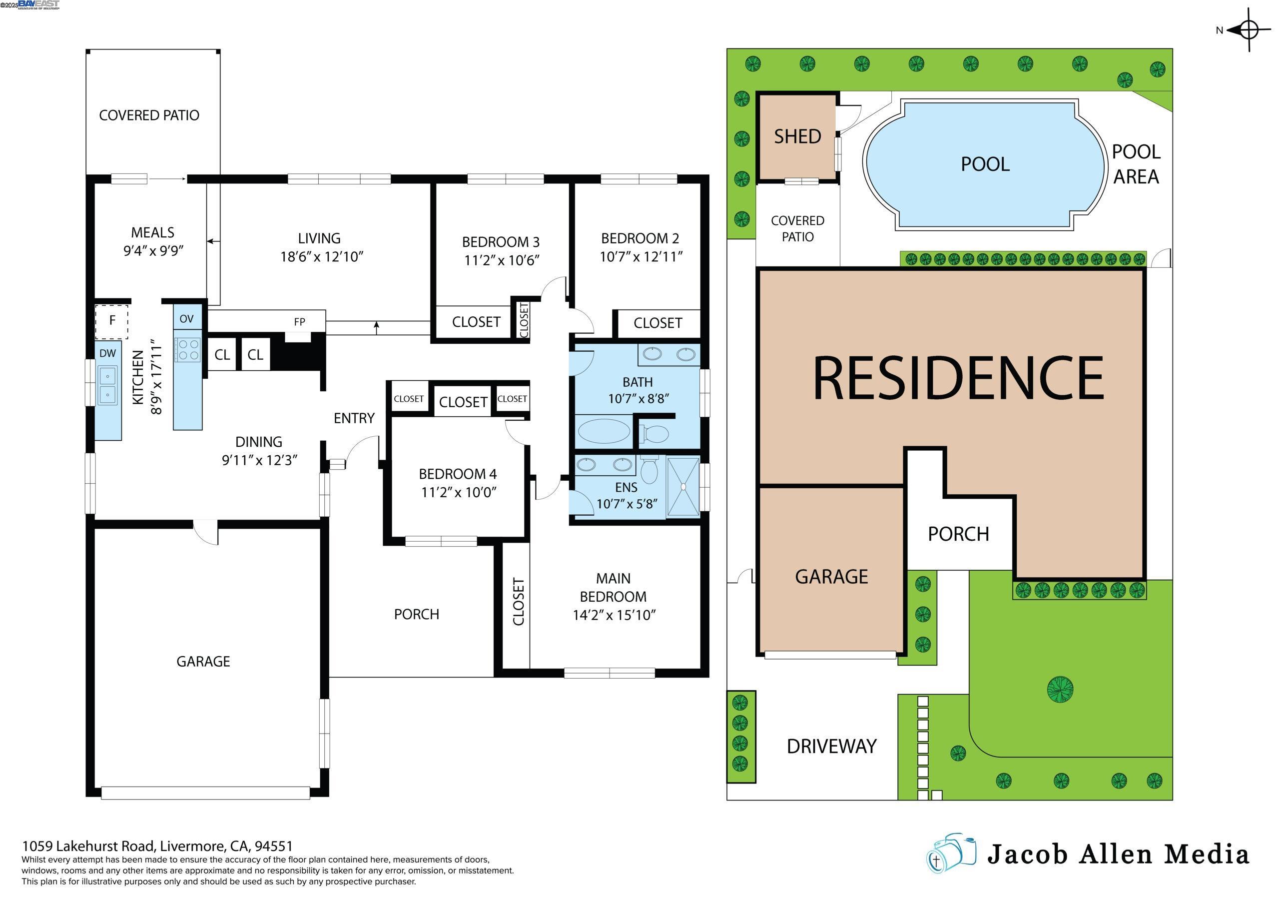 Detail Gallery Image 6 of 48 For 1059 Lakehurst Rd, Livermore,  CA 94551 - 4 Beds | 2 Baths