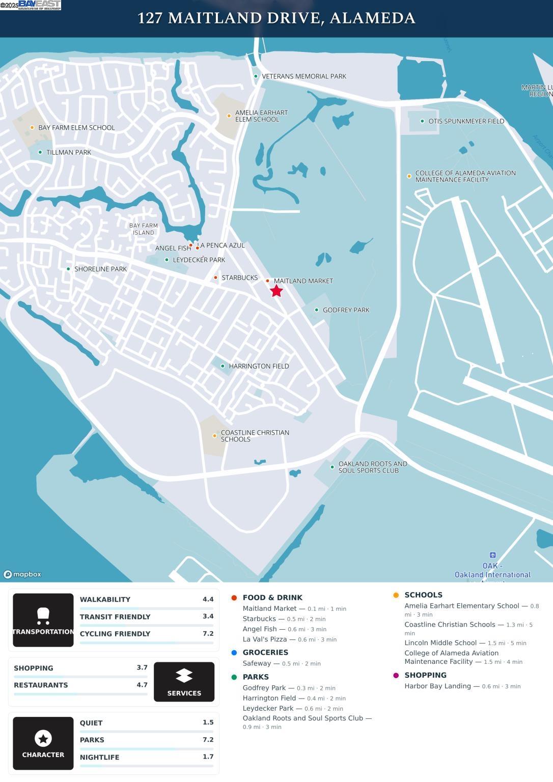 Detail Gallery Image 47 of 47 For 127 Maitland Dr, Alameda,  CA 94502 - 4 Beds | 4 Baths