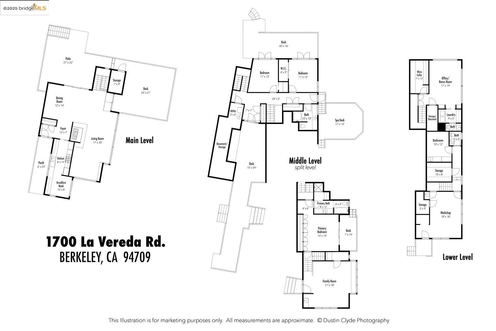 Detail Gallery Image 60 of 60 For 1700 La Vereda Rd, Berkeley,  CA 94709 - 3 Beds | 2/2 Baths