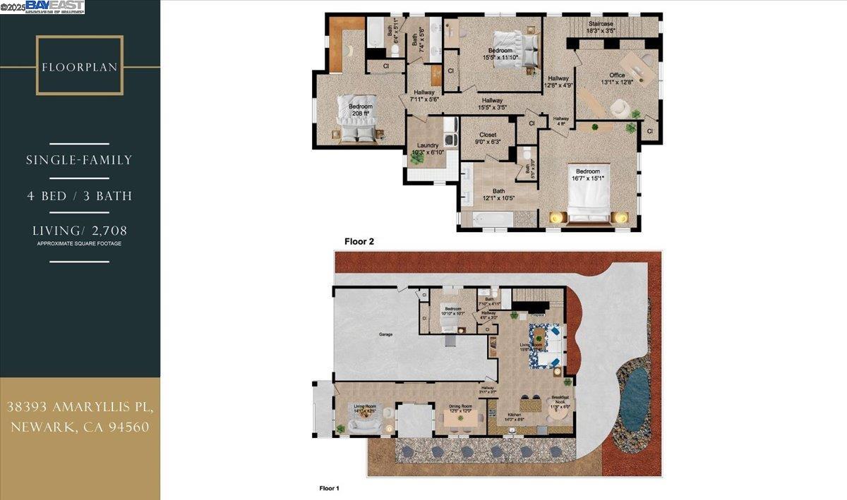 Detail Gallery Image 41 of 58 For 38393 Amaryllis Pl, Newark,  CA 94560 - 5 Beds | 3 Baths