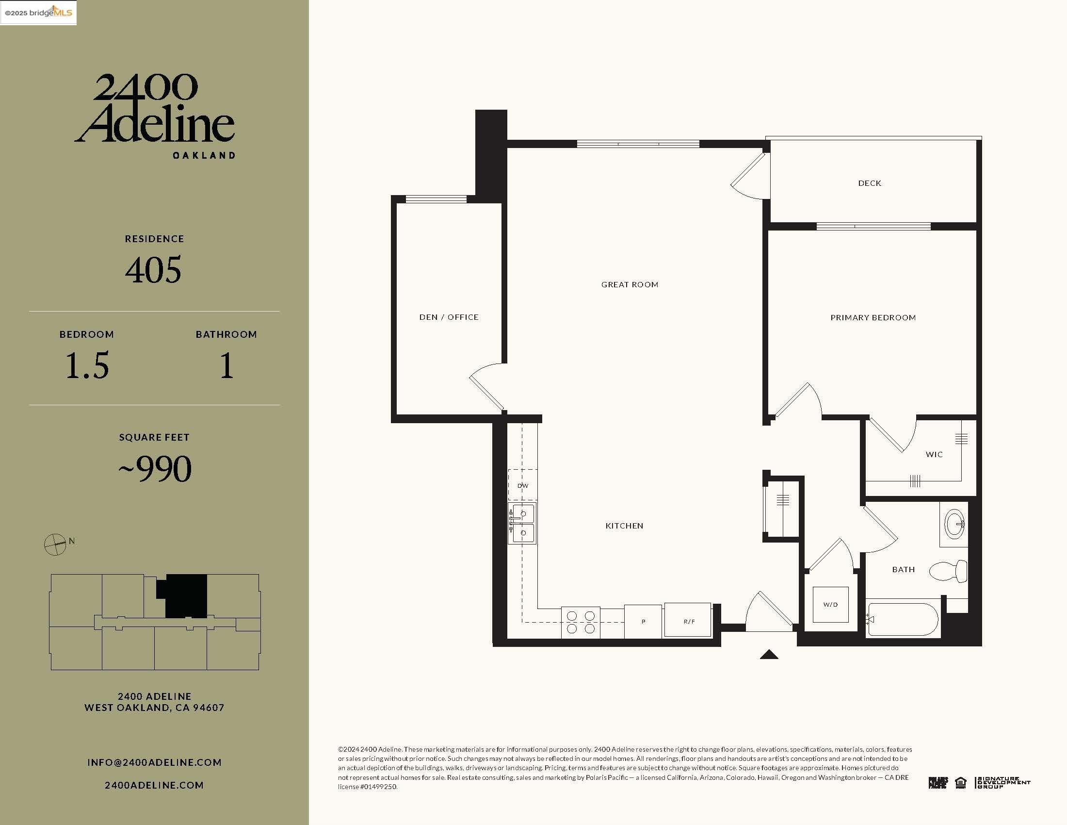 Detail Gallery Image 26 of 26 For 2400 Adeline St #405,  Oakland,  CA 94607 - 1 Beds | 1 Baths