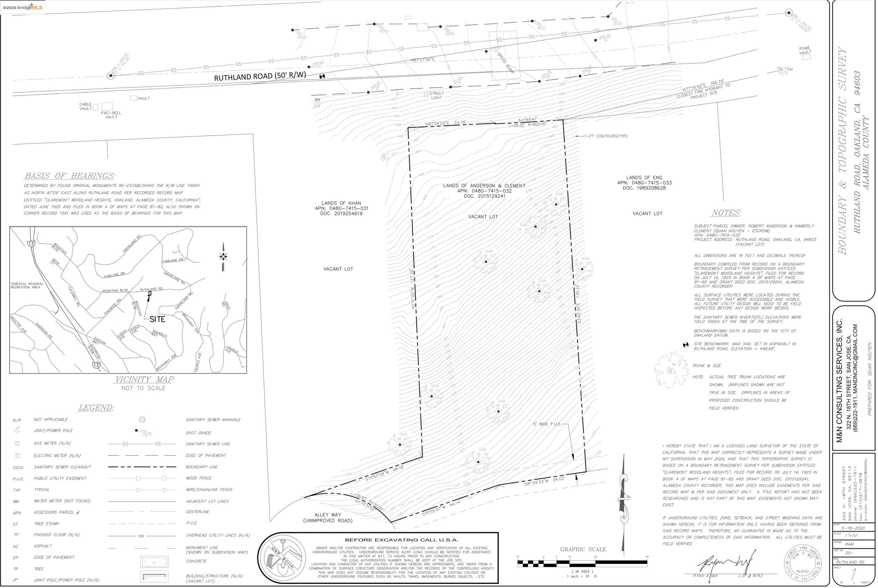 Detail Gallery Image 5 of 19 For 0 Ruthland Rd, Oakland,  CA 94611 - – Beds | – Baths