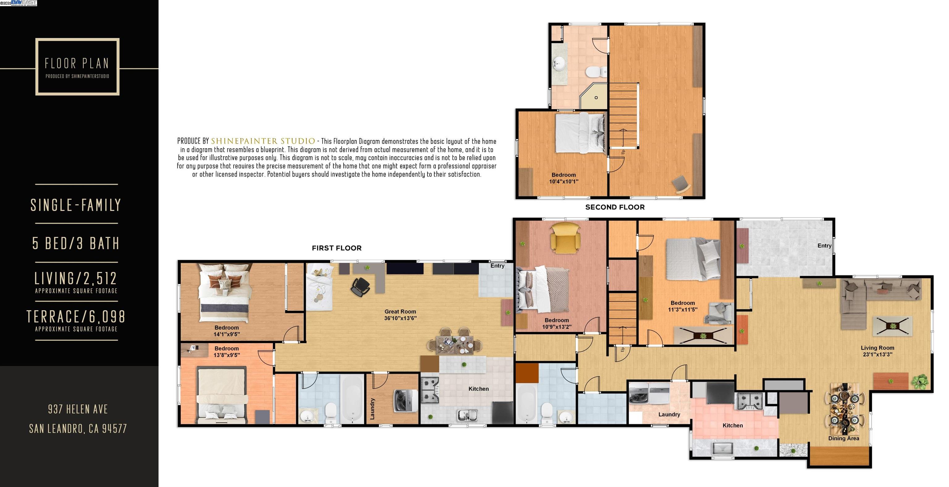 Detail Gallery Image 53 of 54 For 937 Helen Ave, San Leandro,  CA 94577 - 5 Beds | 3 Baths
