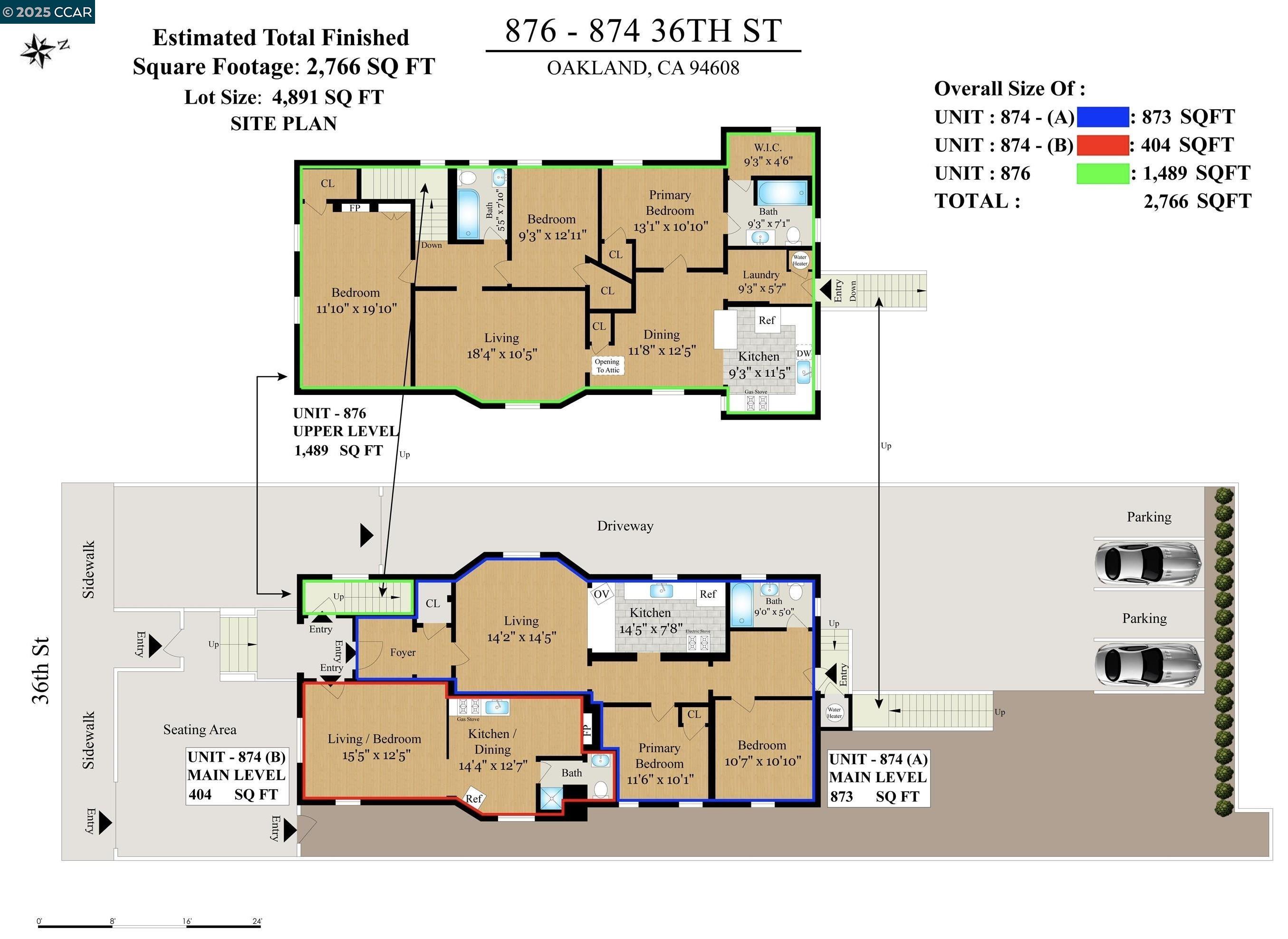 Detail Gallery Image 40 of 41 For 874 36th Street, Oakland,  CA 94608 - – Beds | – Baths