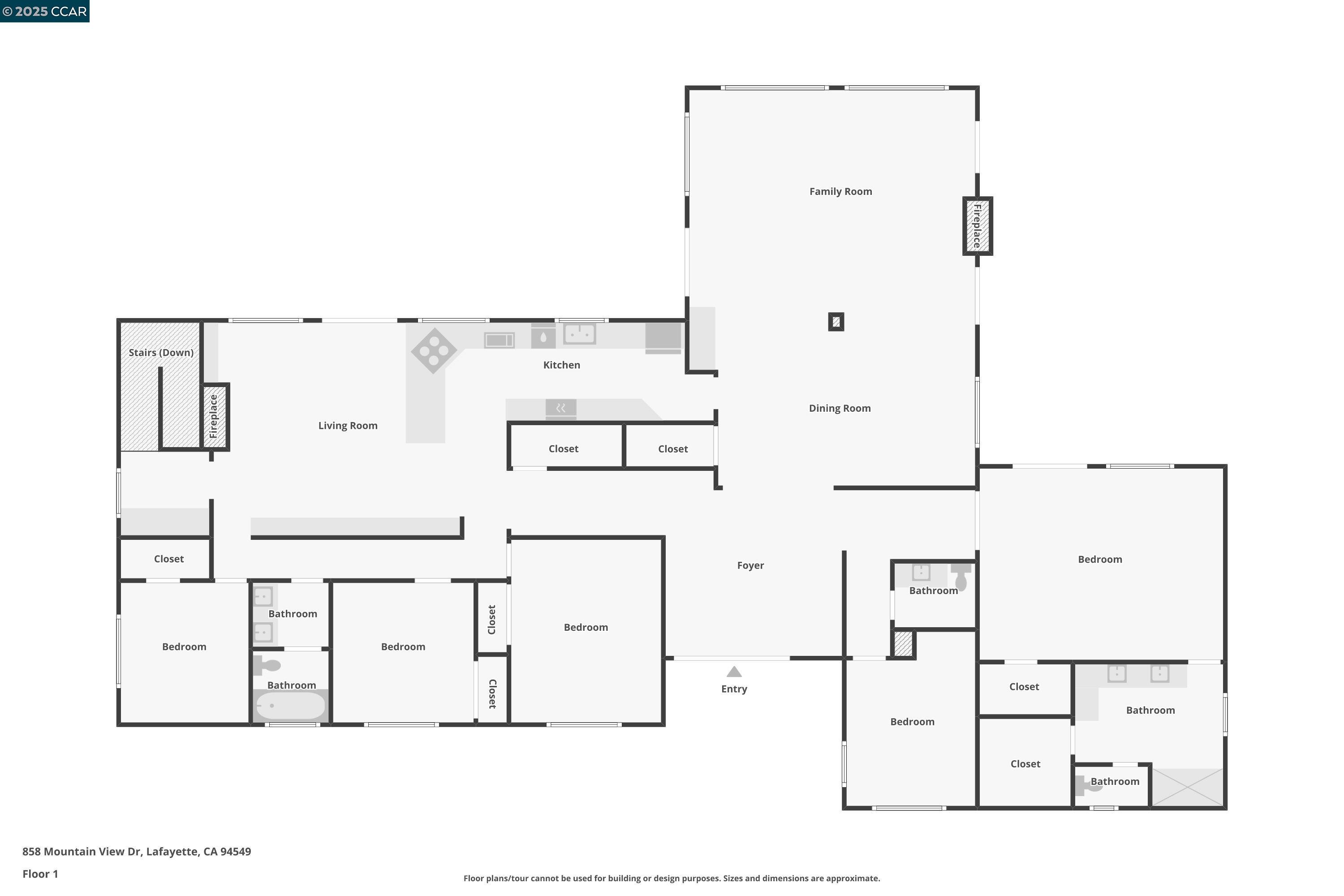 Detail Gallery Image 55 of 55 For 858 Mountain View Dr, Lafayette,  CA 94549 - 5 Beds | 3/1 Baths